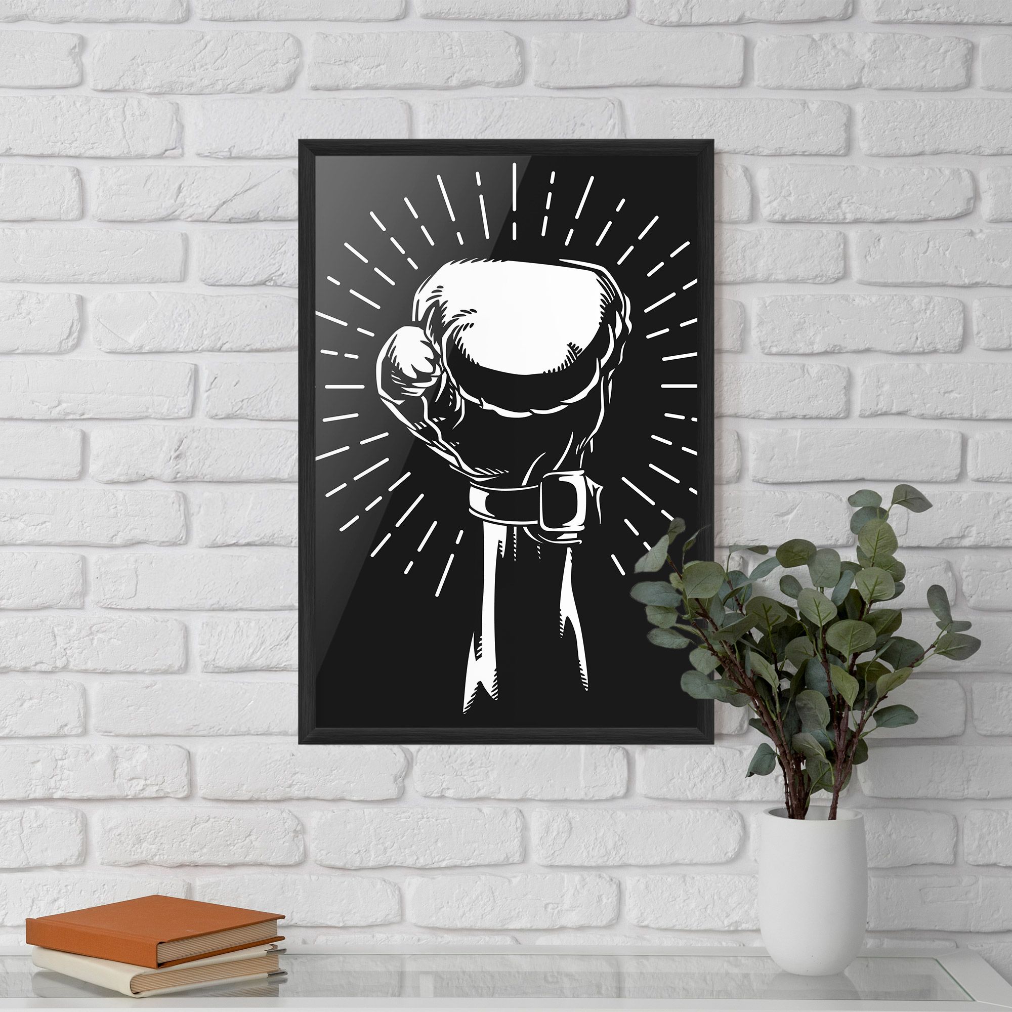 Grey Hand Boxing mockup 5