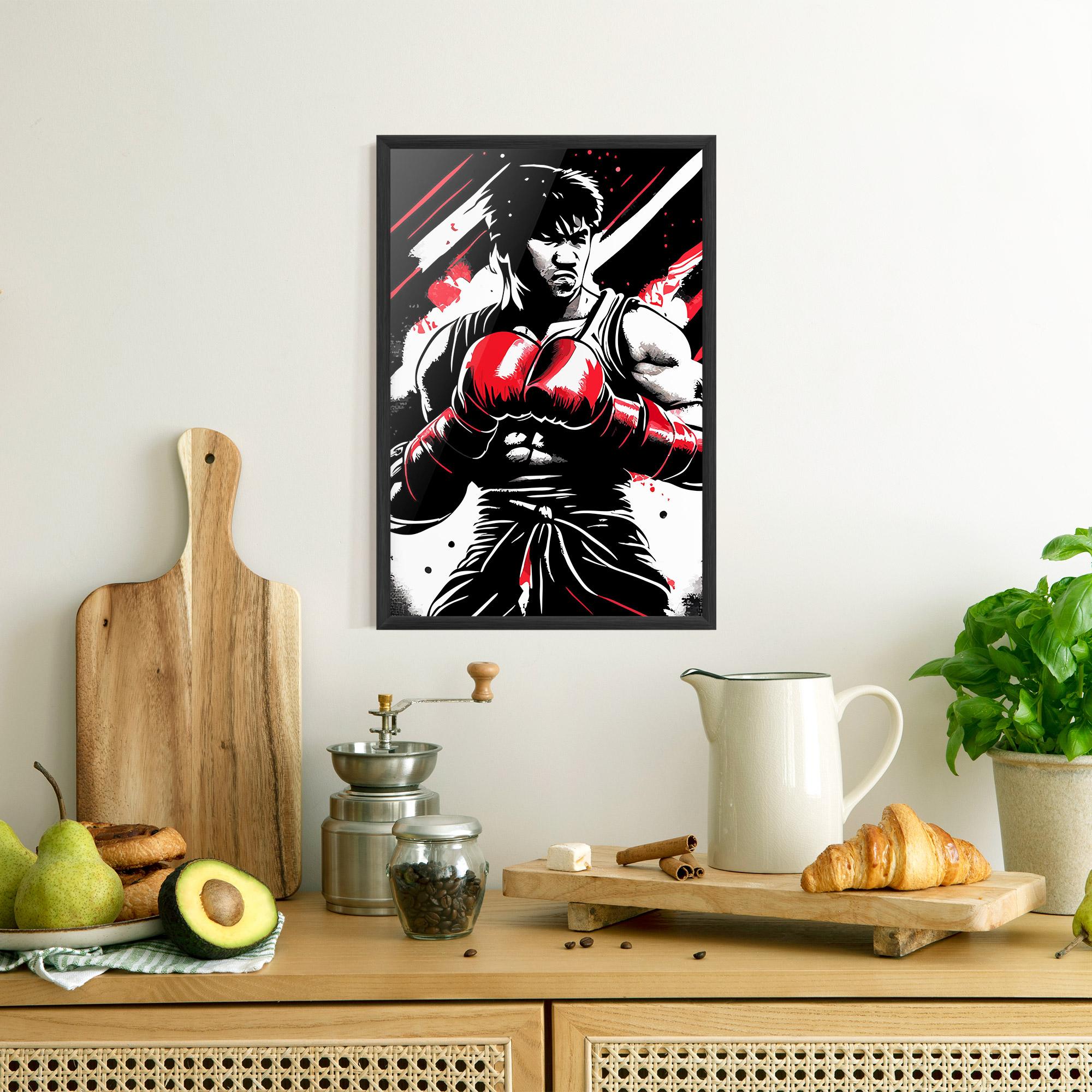 Plakat w Ramie Glove Video Game mockup 8