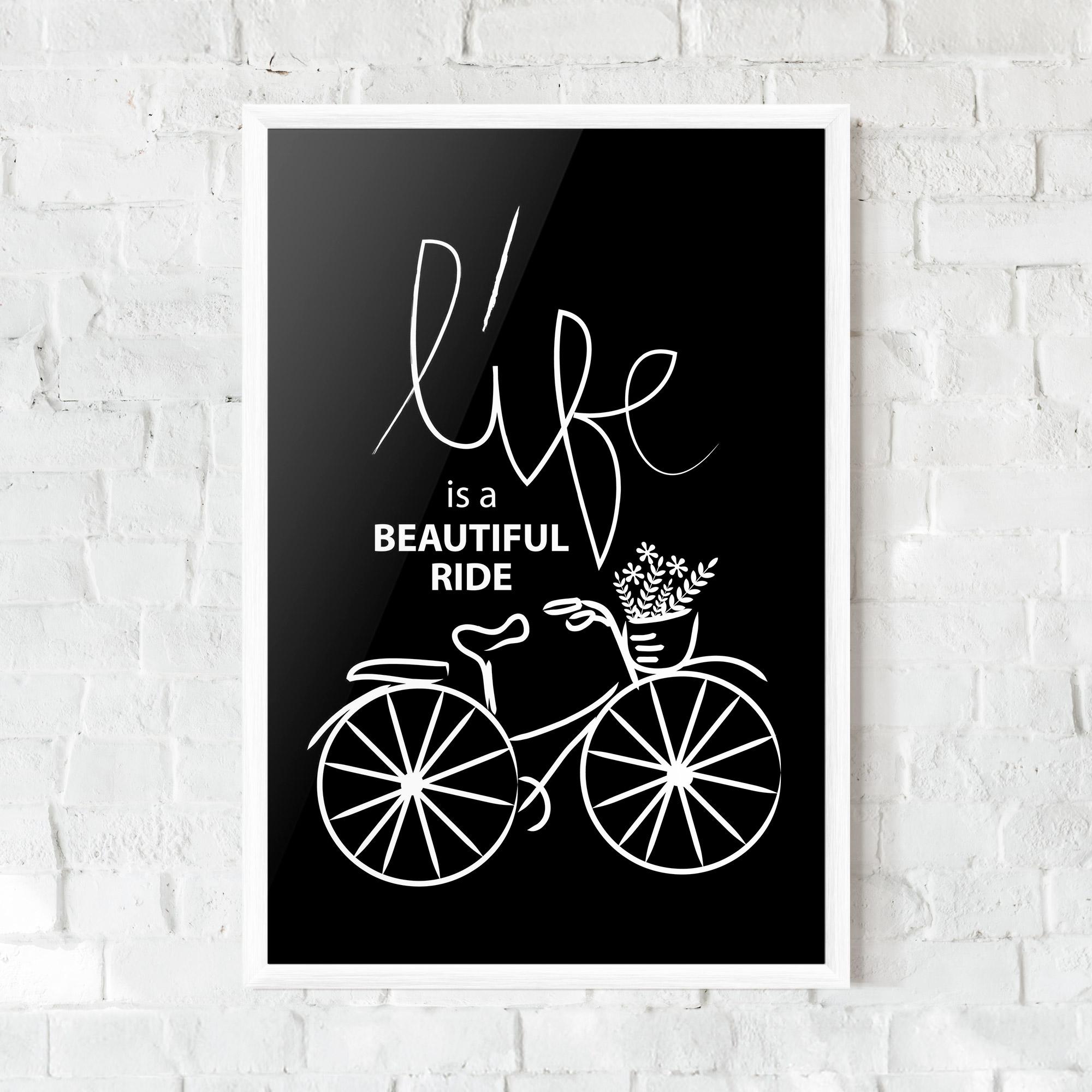 Plakat w Ramie Beautiful Ride mockup 0