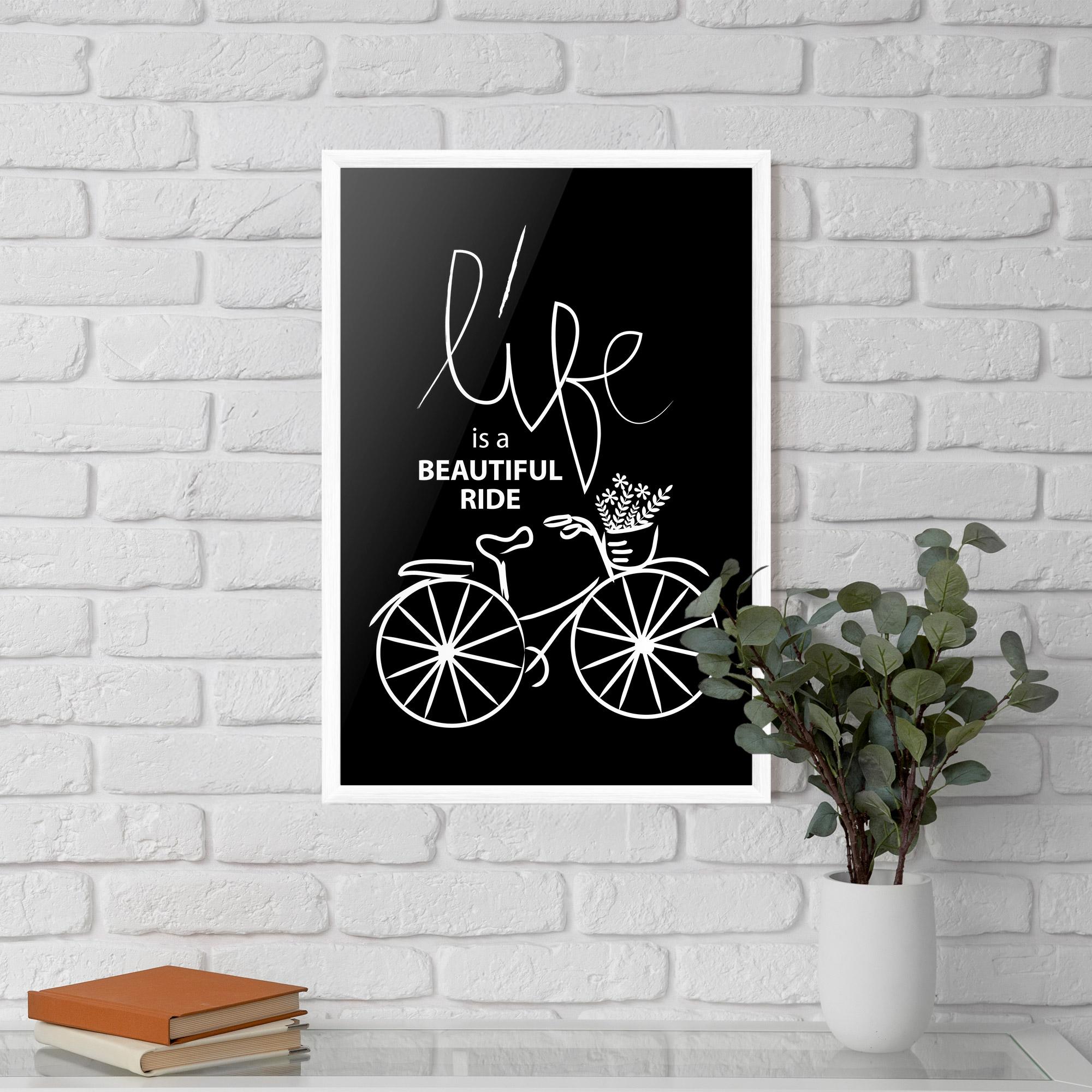 Plakat w Ramie Beautiful Ride mockup 5