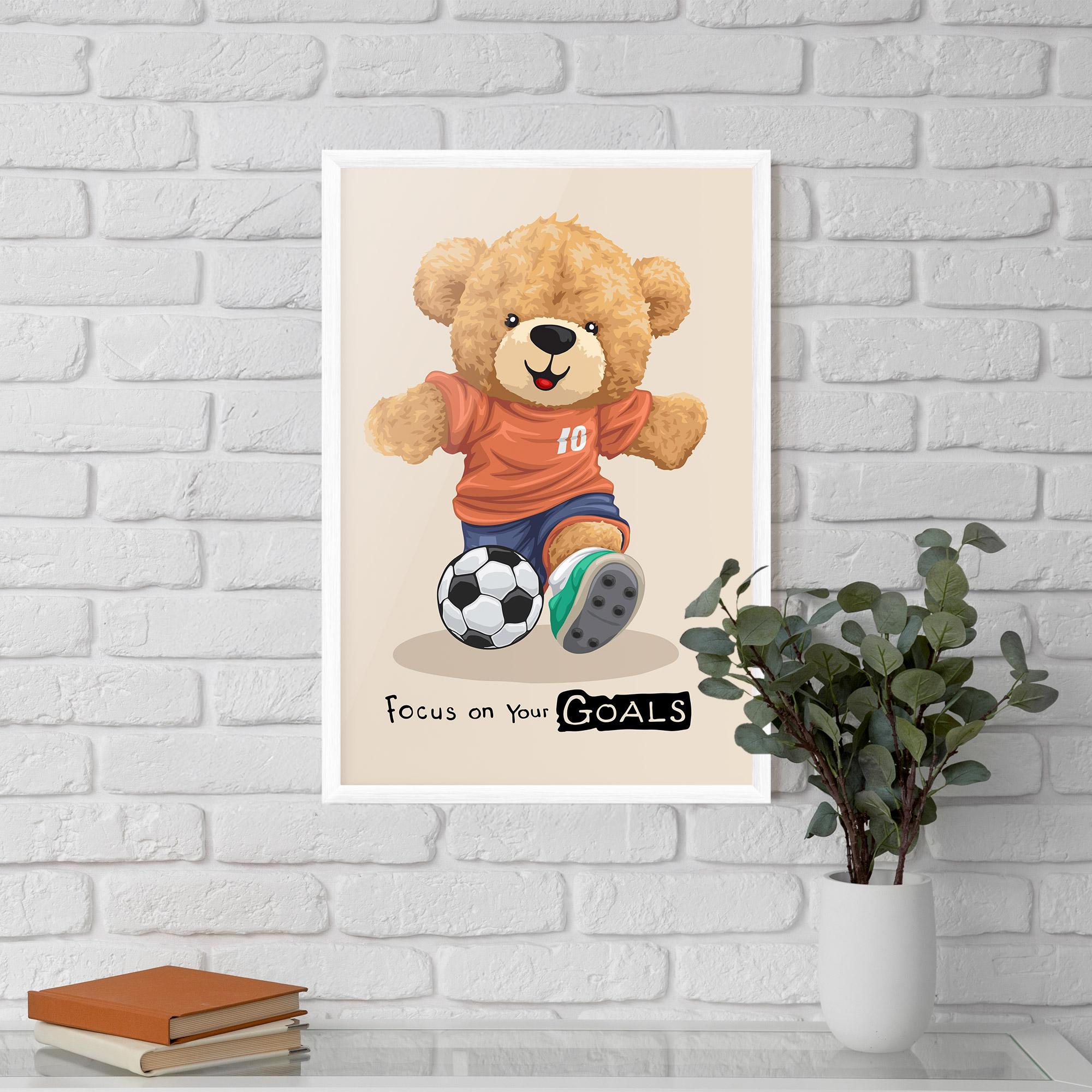 Plakat w Ramie Goals Focus mockup 5