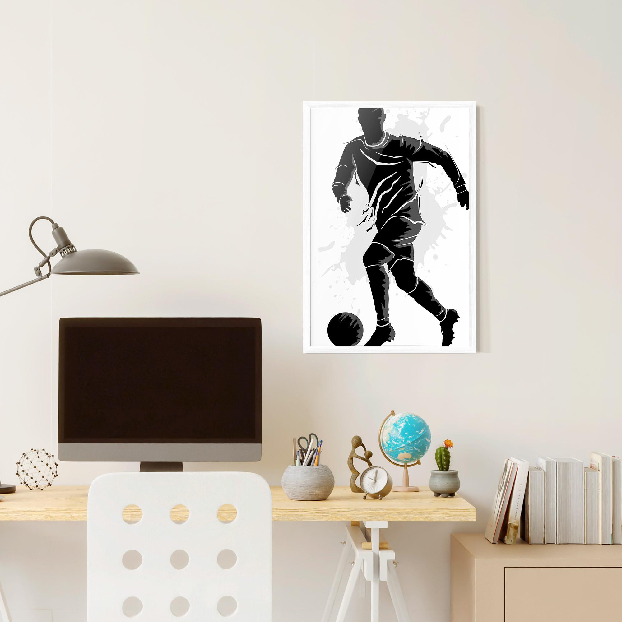 Plakat w Ramie Football Shadow mockup 6