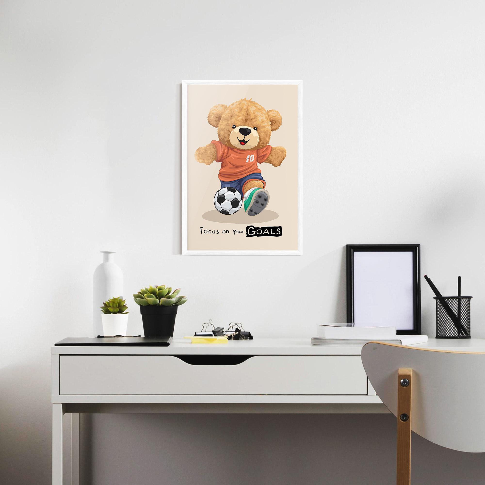 Plakat w Ramie Goals Focus mockup 7