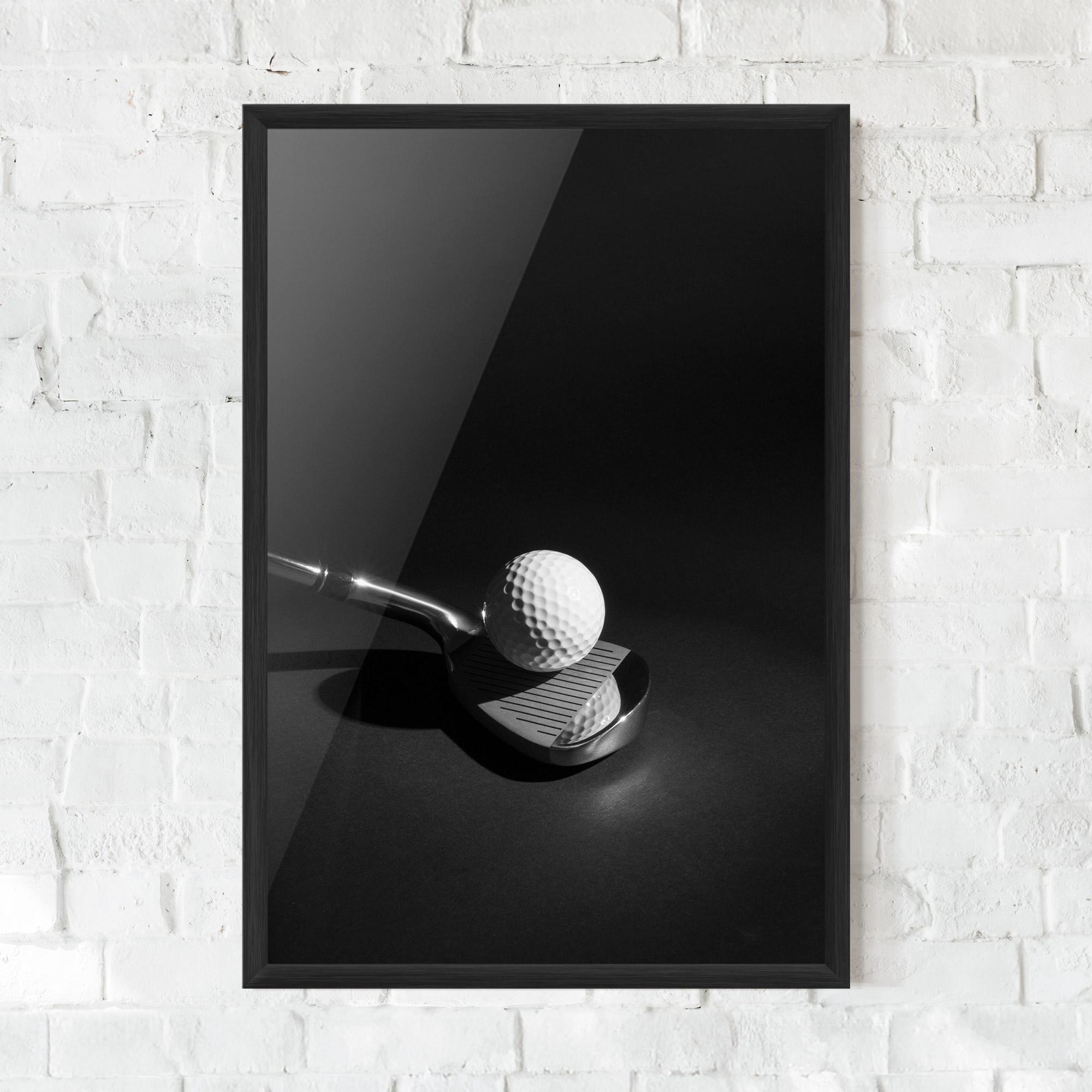Plakat w Ramie Golf Equipment mockup 0