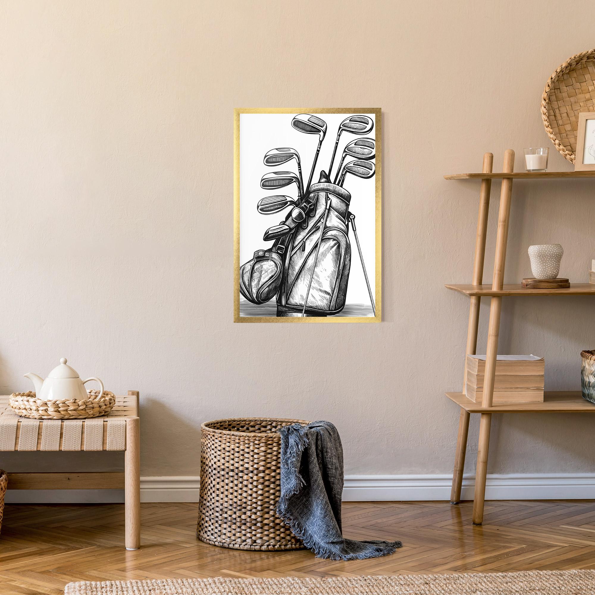 Plakat w Ramie Golf Club mockup 9