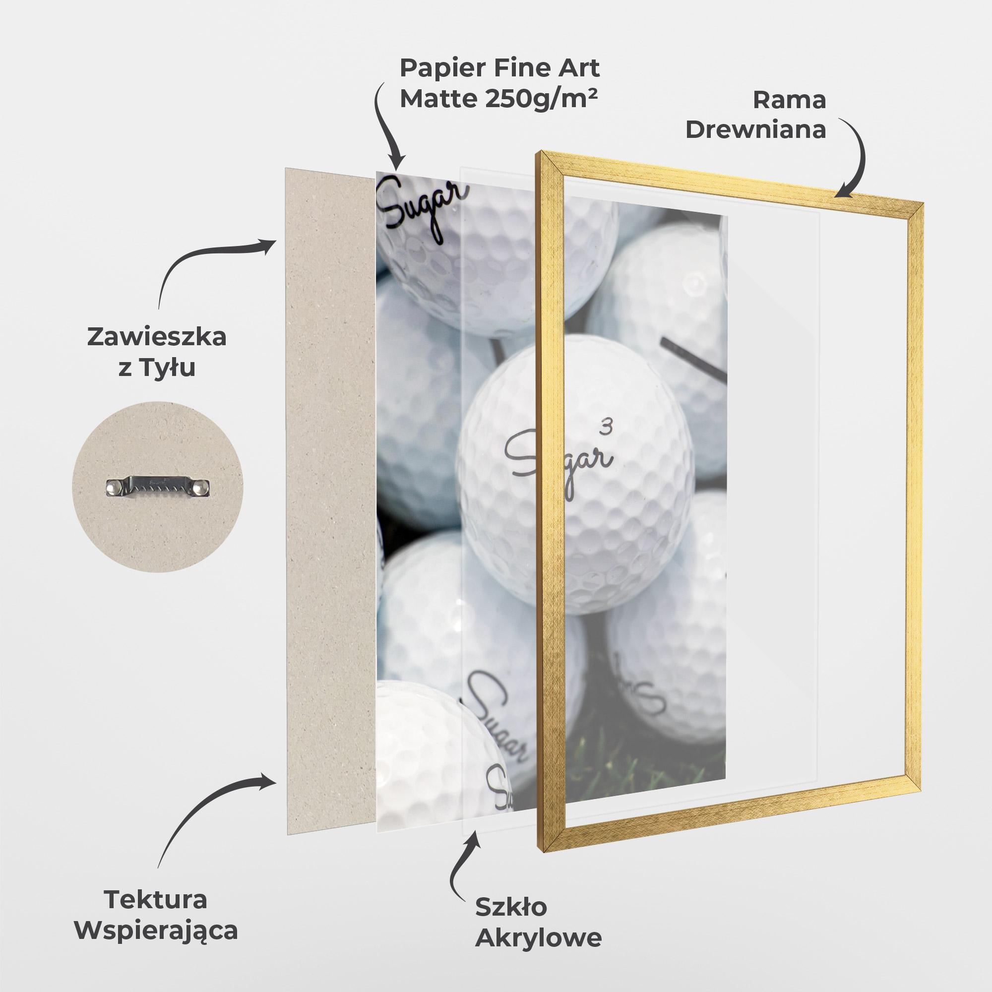 Plakat w Ramie Sugar Ball Close Up mockup 1