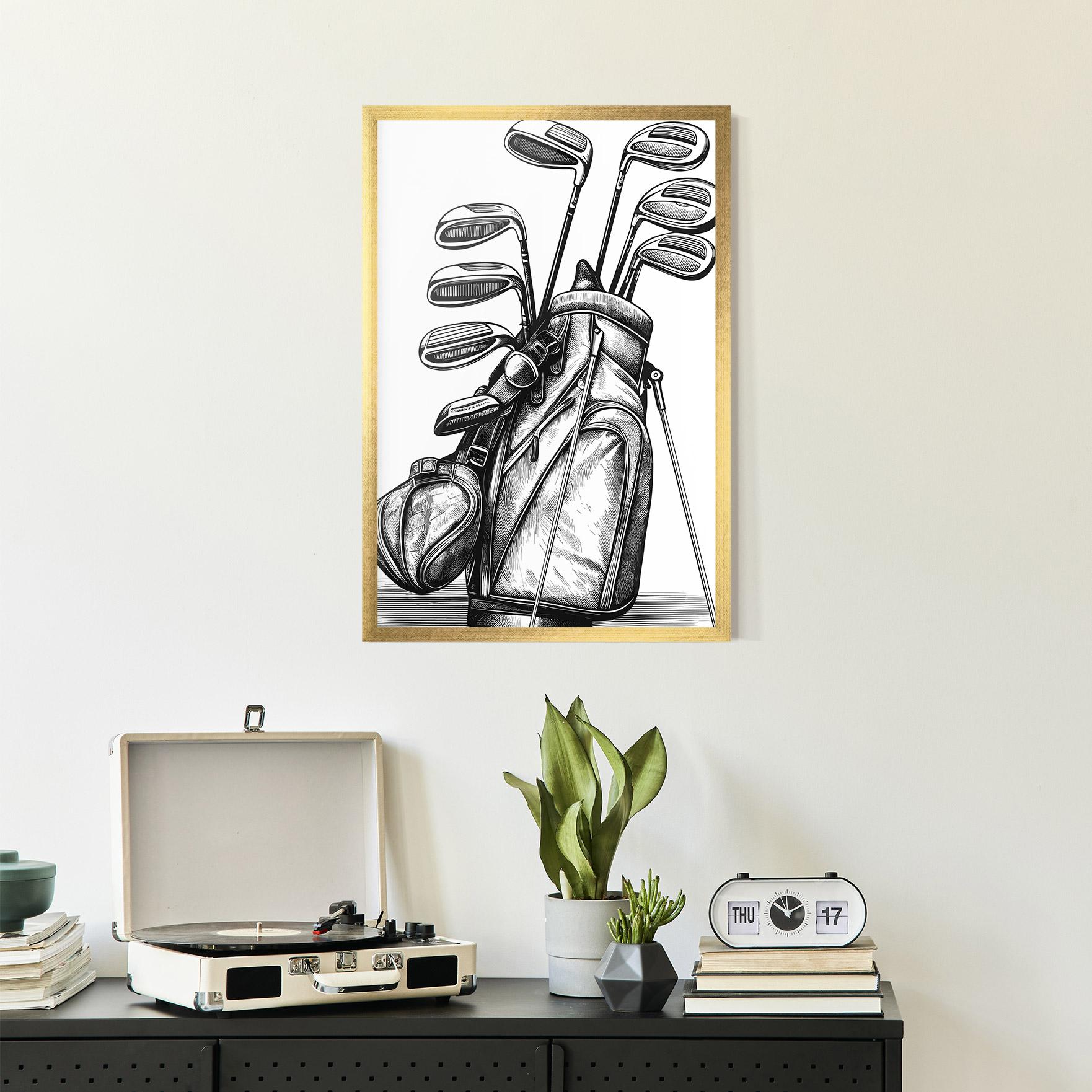 Plakat w Ramie Golf Club mockup 2