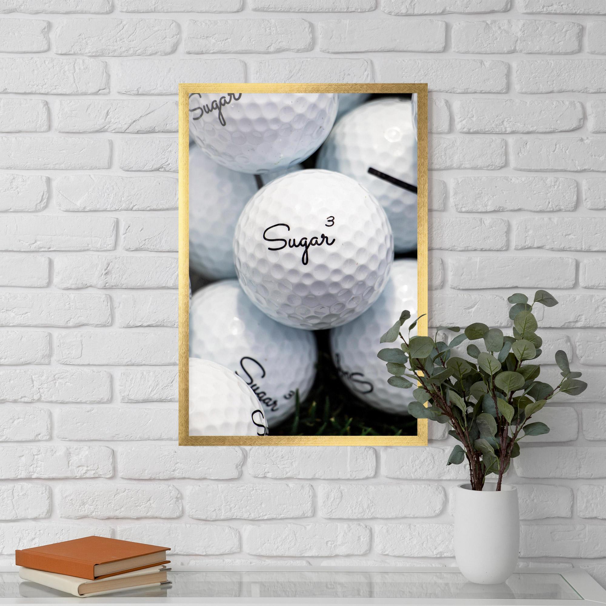 Plakat w Ramie Sugar Ball Close Up mockup 5