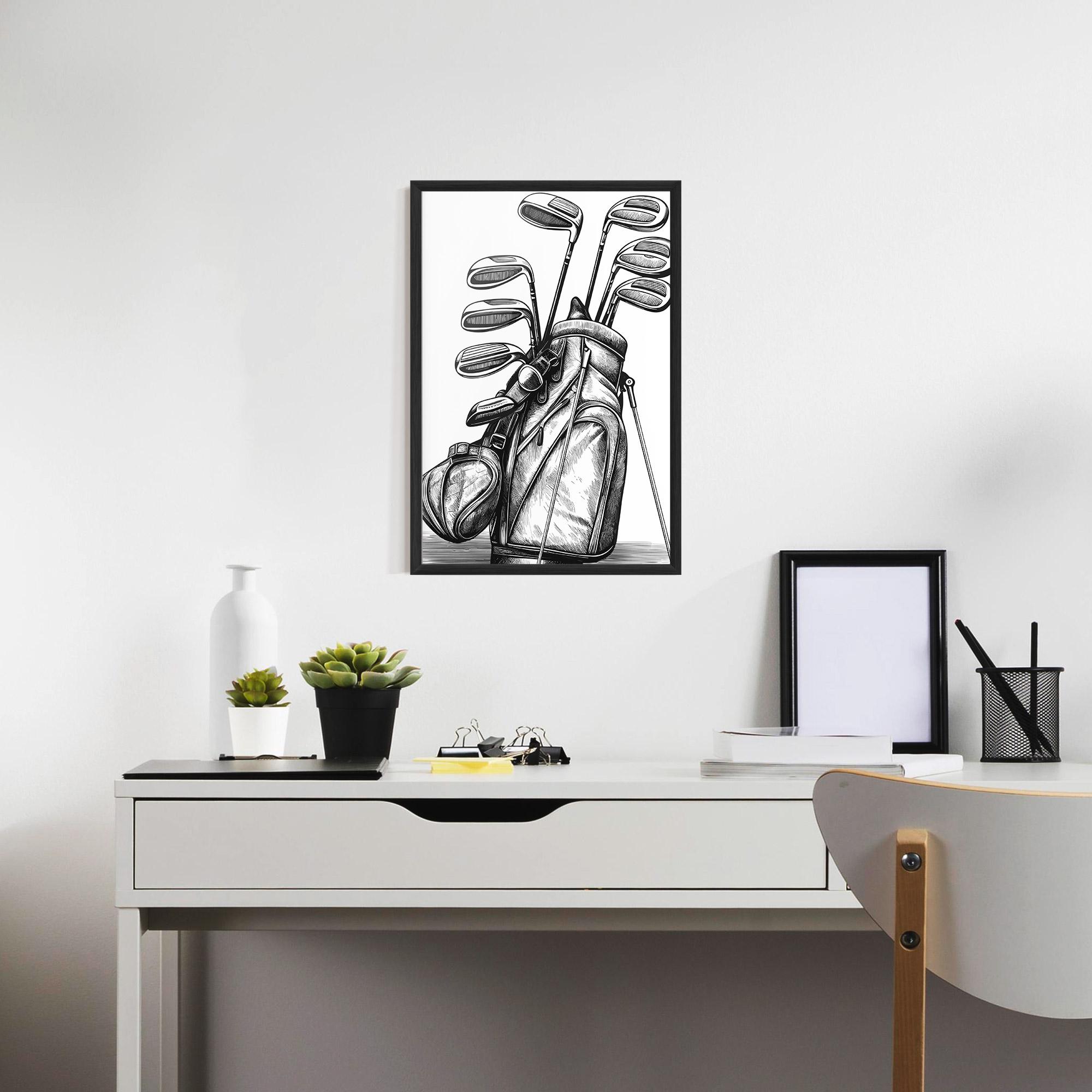 Plakat w Ramie Golf Club mockup 7