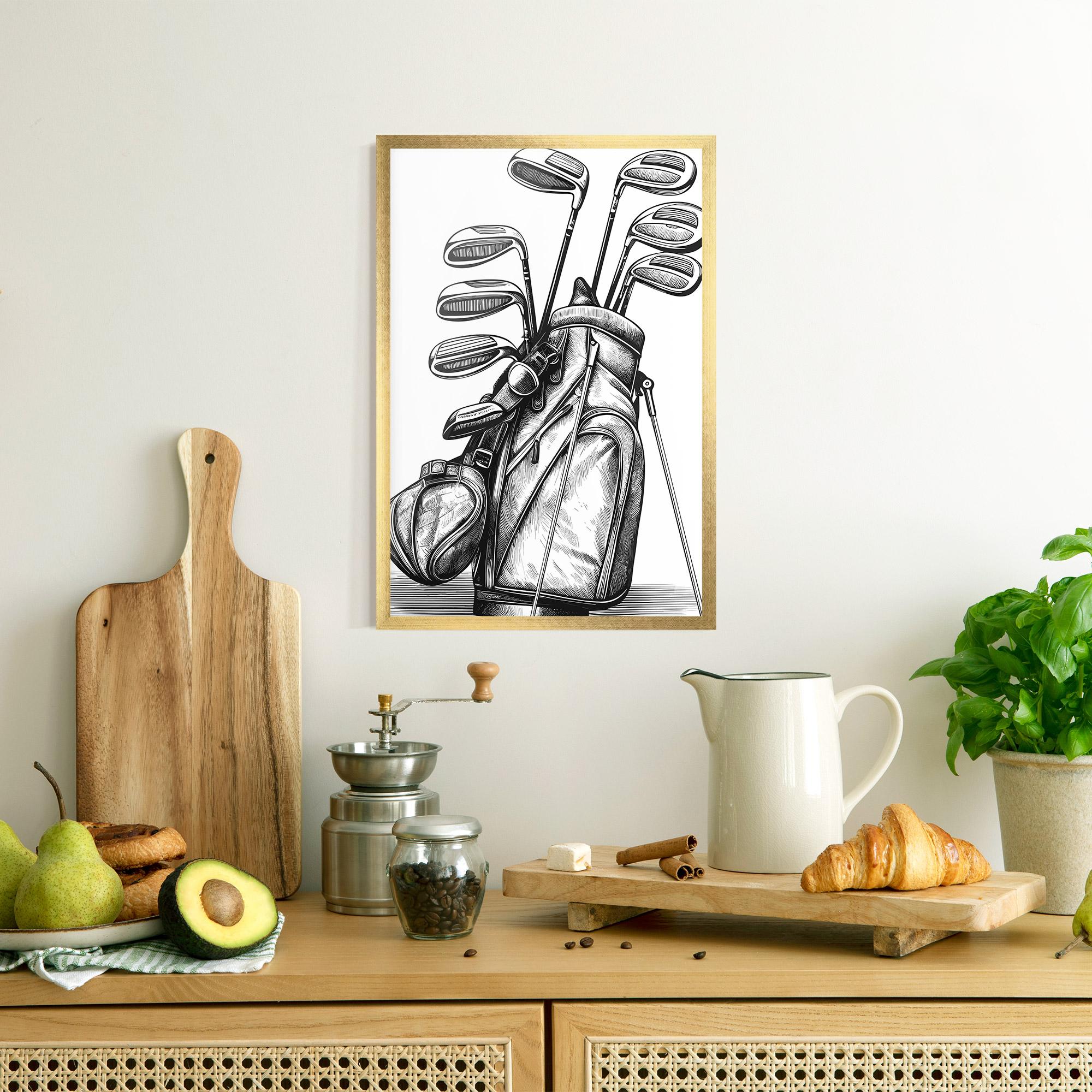 Plakat w Ramie Golf Club mockup 8