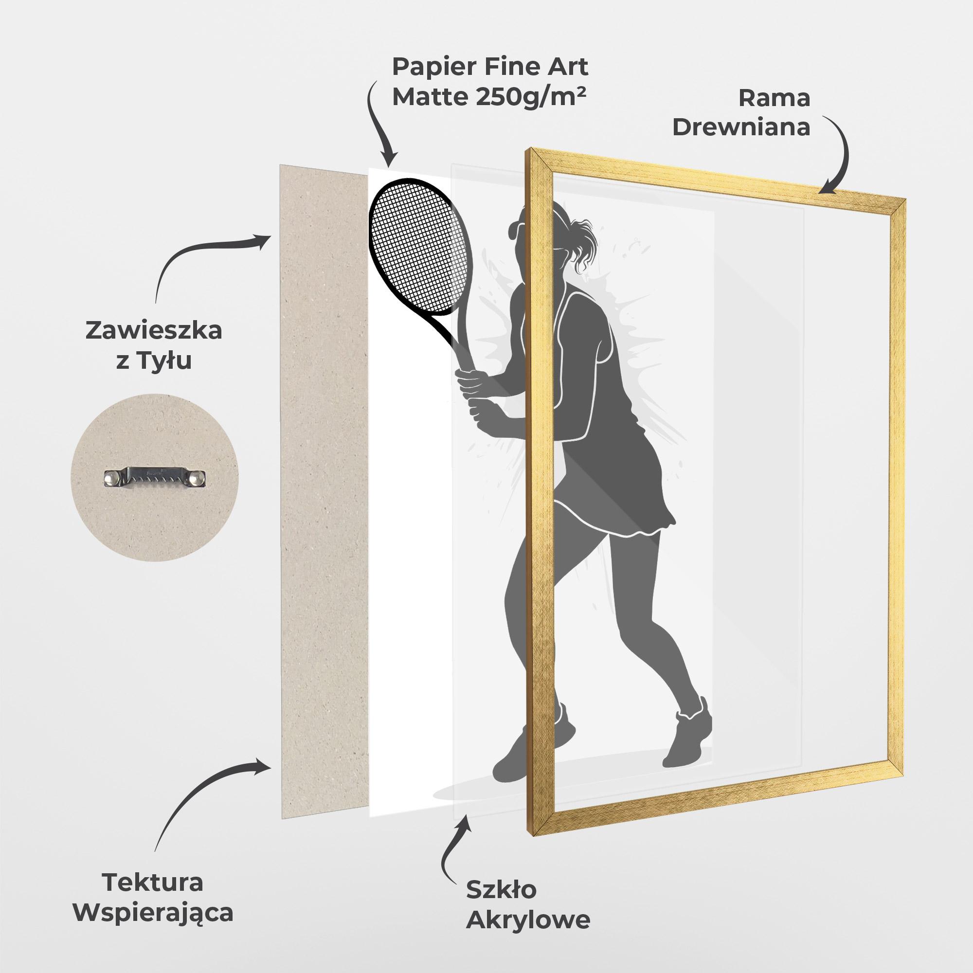 Plakat w Ramie Professional Player mockup 1