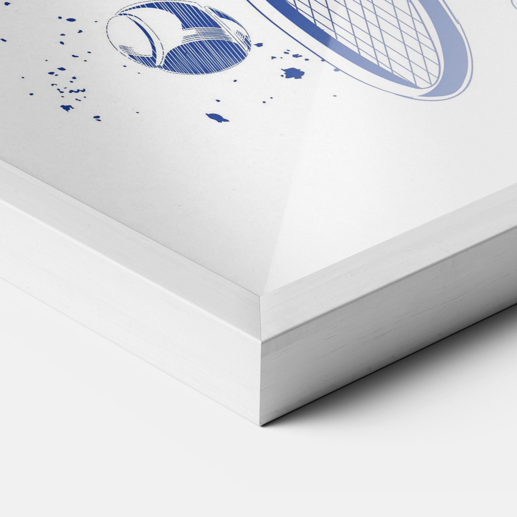 Plakat w Ramie Blue Tennis mockup 3