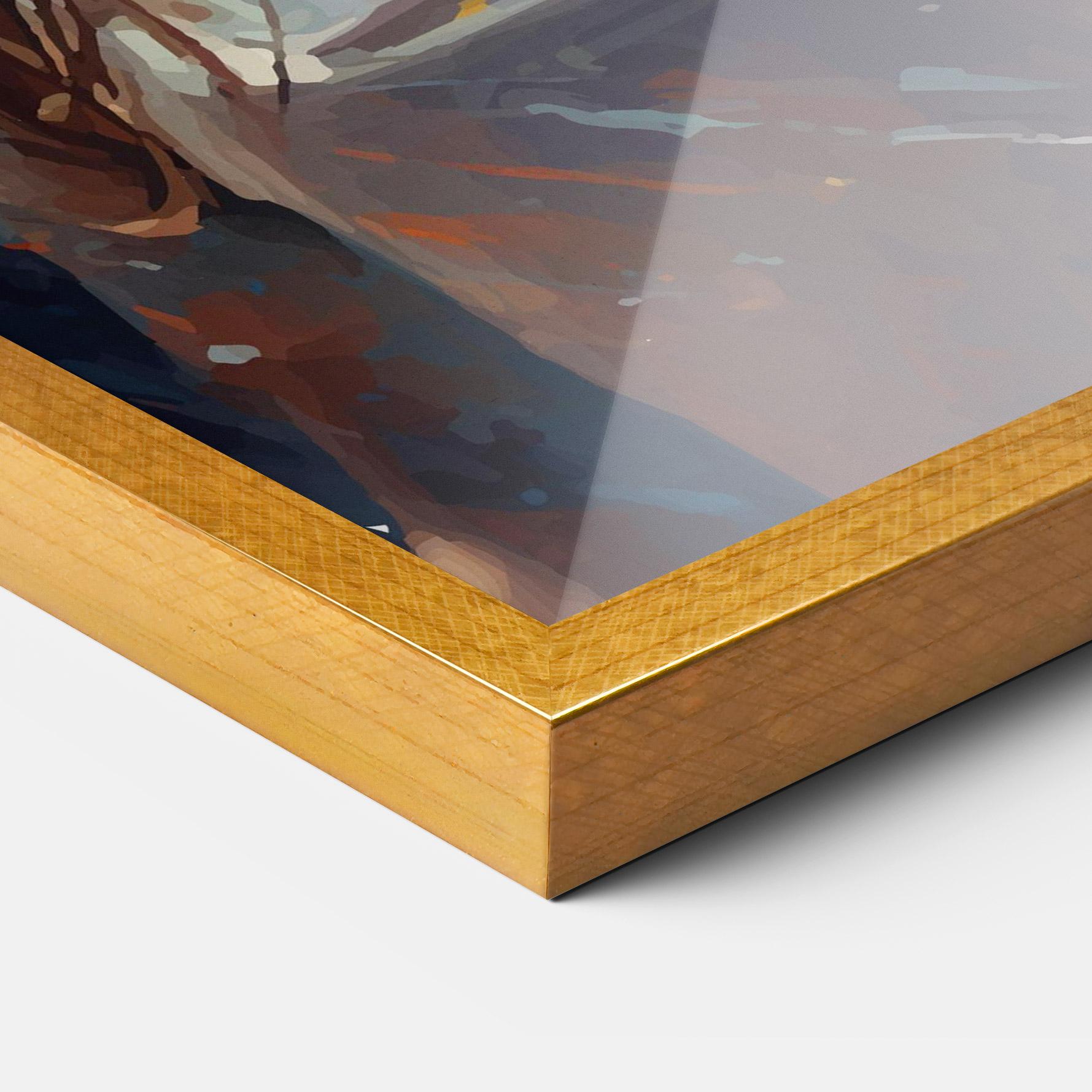 Plakat w Ramie Tennis Pretty Girl mockup 3