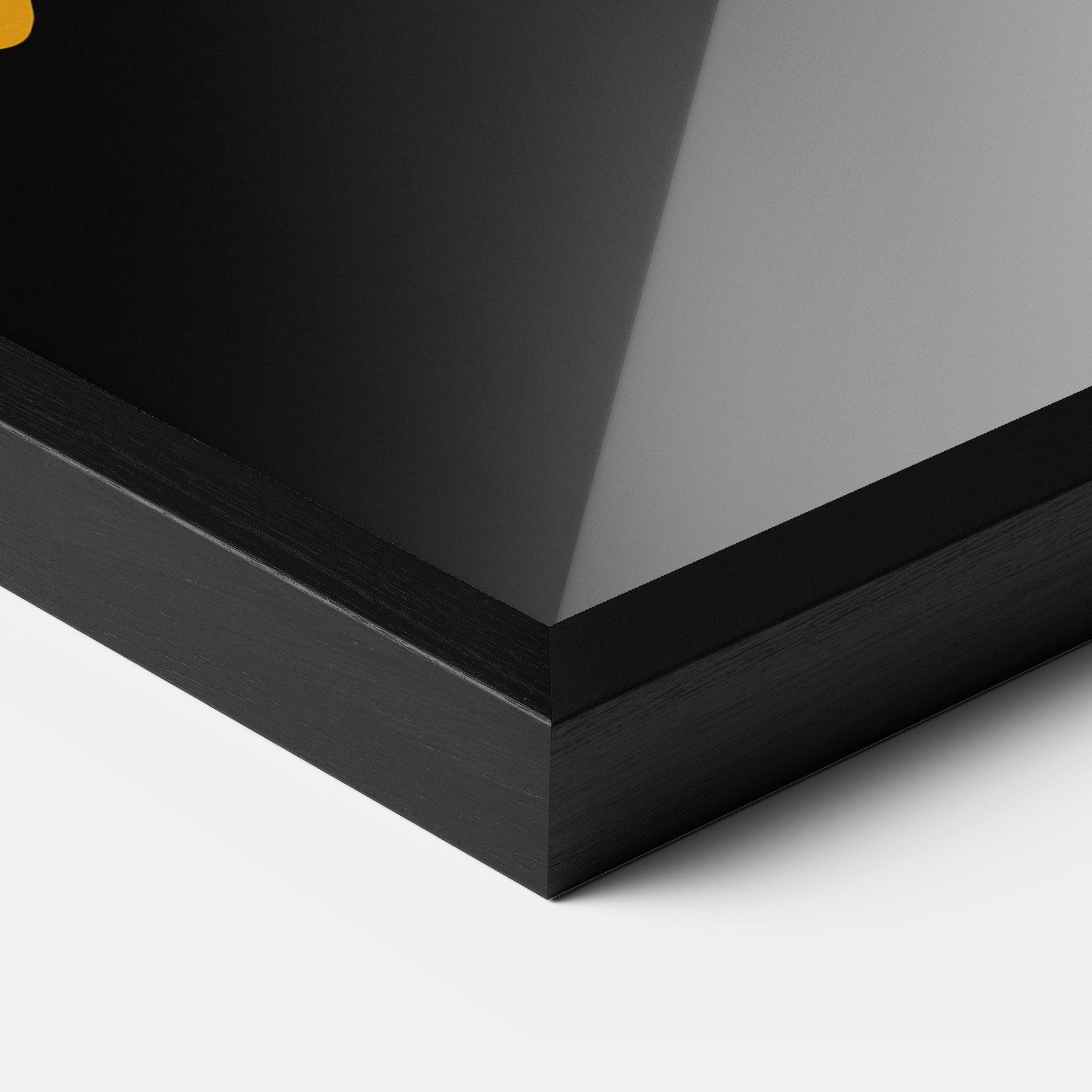 Plakat w Ramie Blue Orange Tennis mockup 3