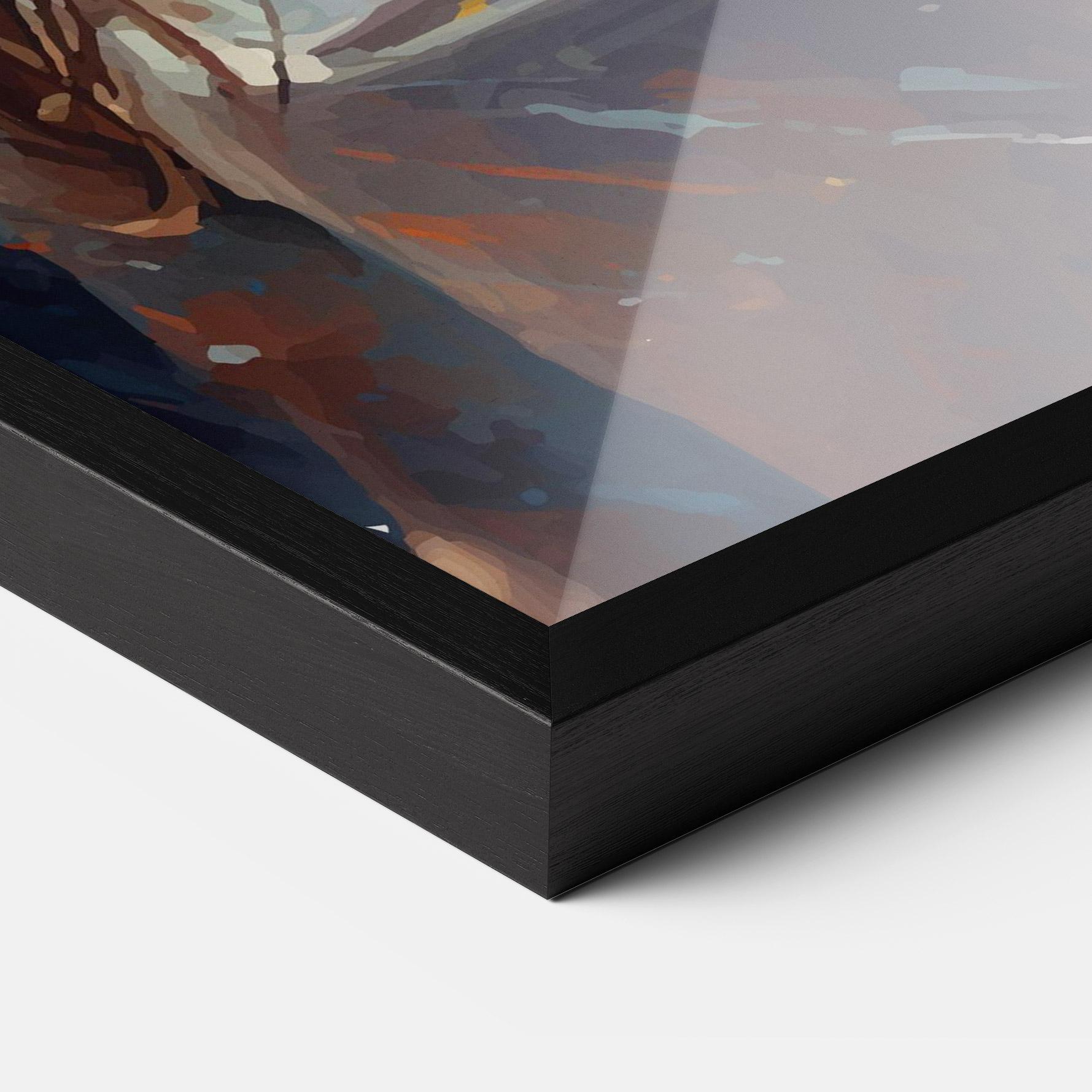 Plakat w Ramie Tennis Pretty Girl mockup 3