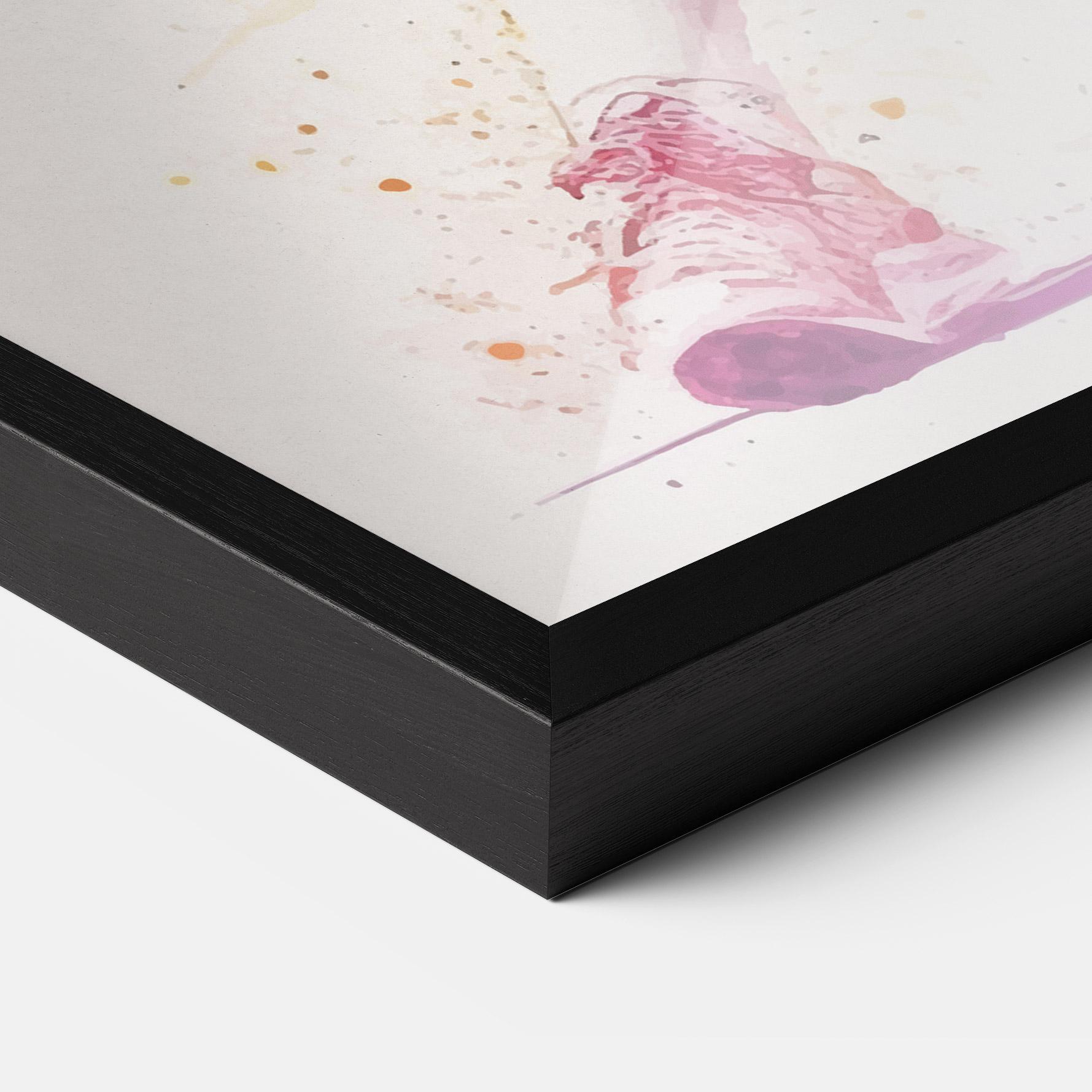 Plakat w Ramie Watercolor Tennis mockup 3