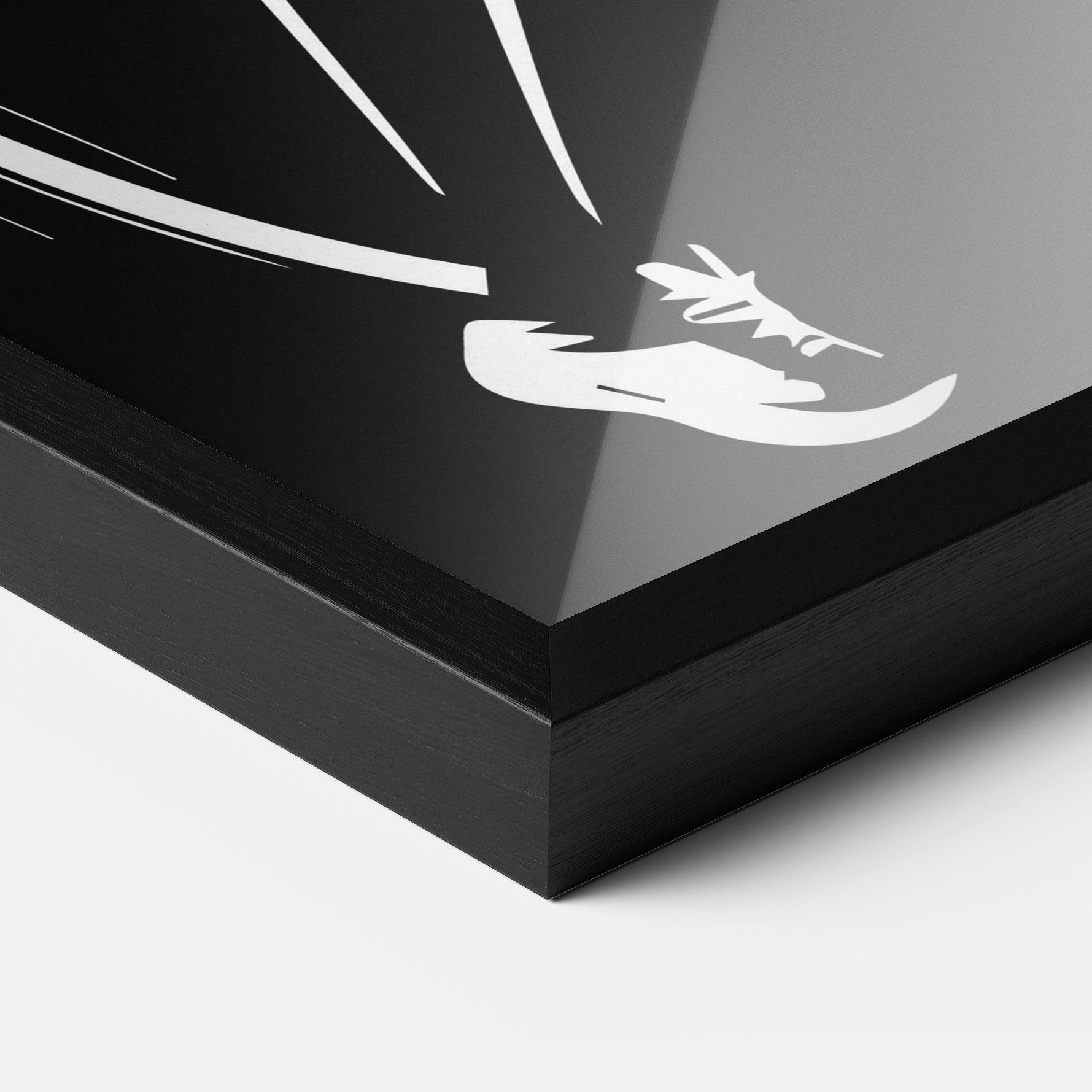 Plakat w Ramie White Line Tennis mockup 3