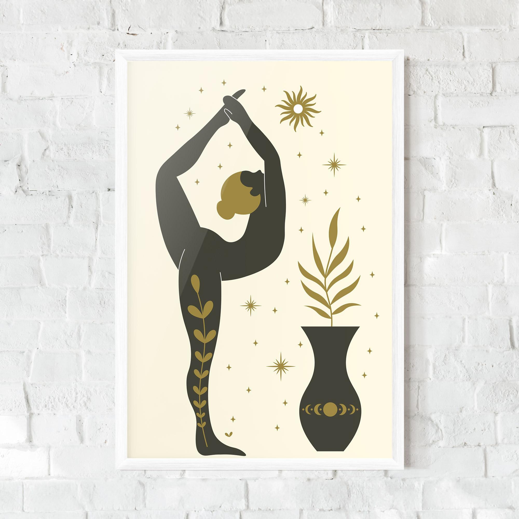 Plakat w Ramie Trivikramasana mockup 0