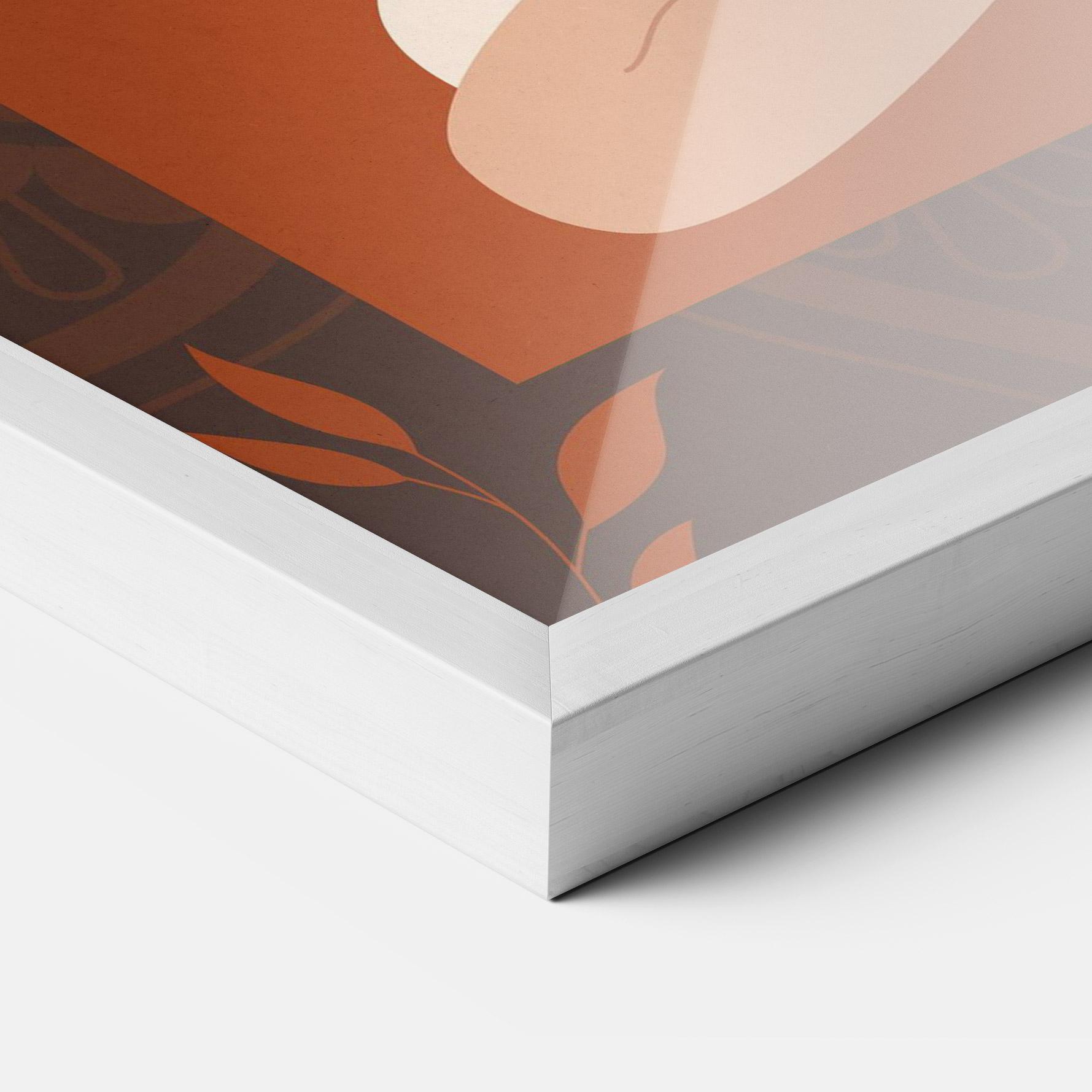 Plakat w Ramie Sun Moon Meditation mockup 3