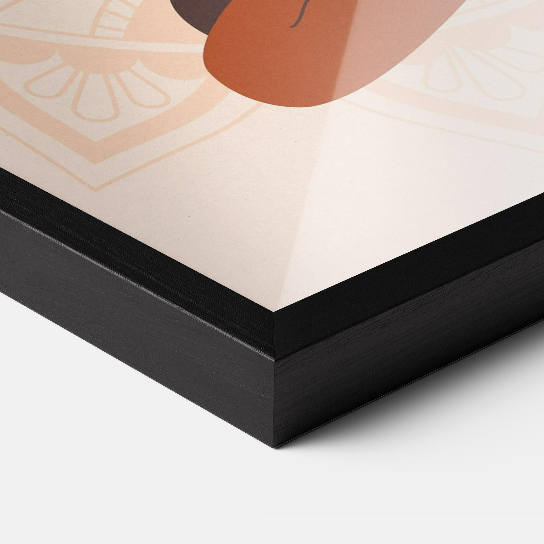 Plakat w Ramie Moon Sun Meditation mockup 3