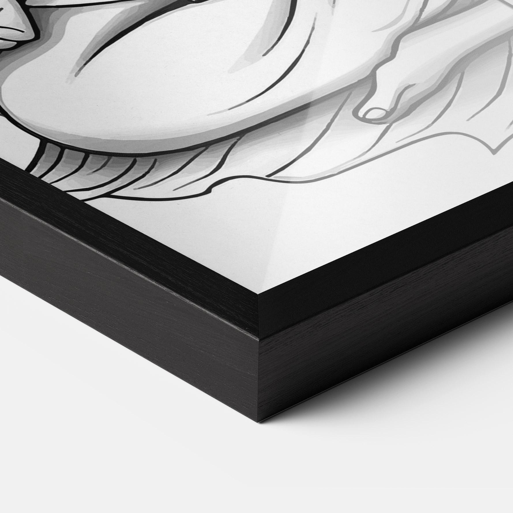 Plakat w Ramie Yoga Peace mockup 3