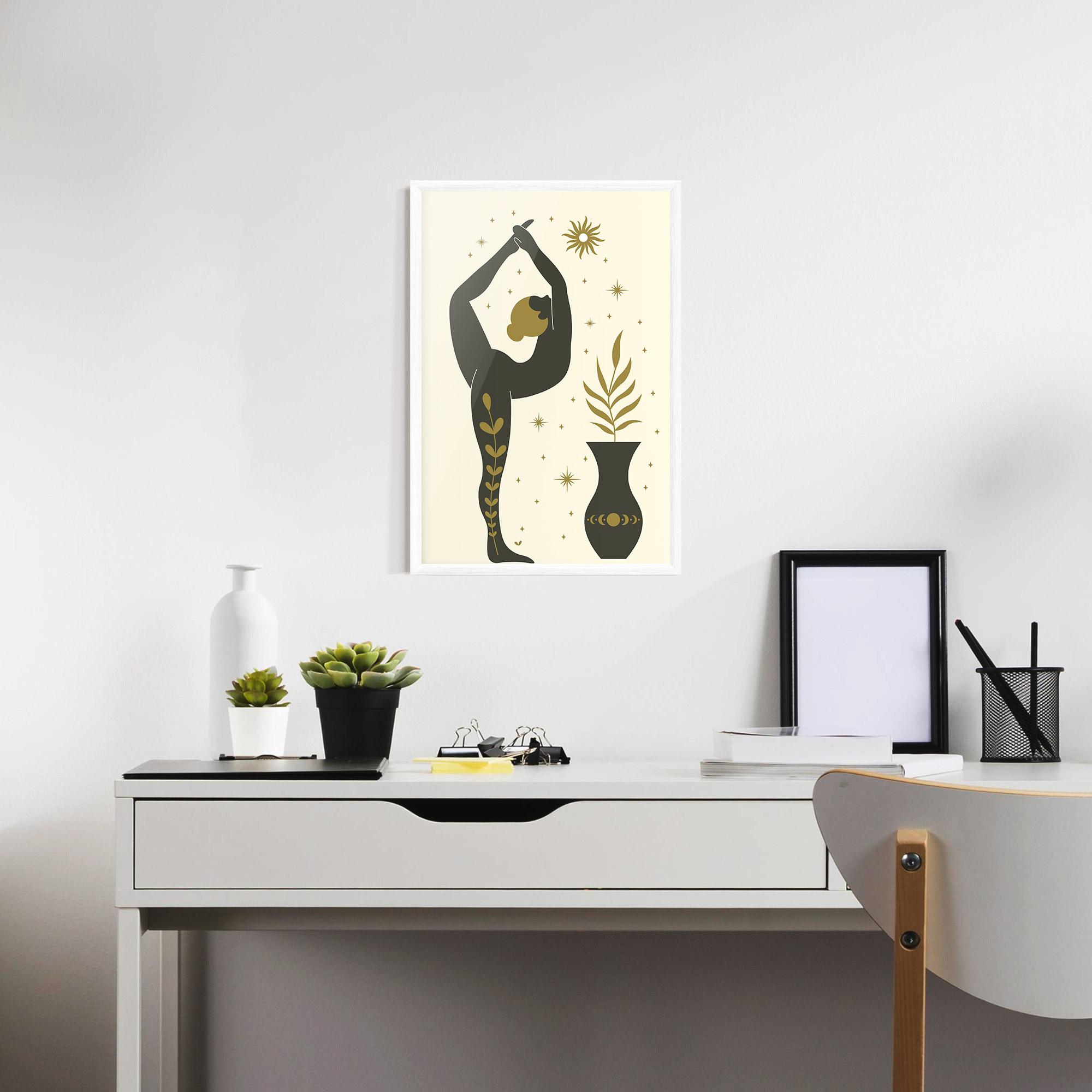 Plakat w Ramie Trivikramasana mockup 7