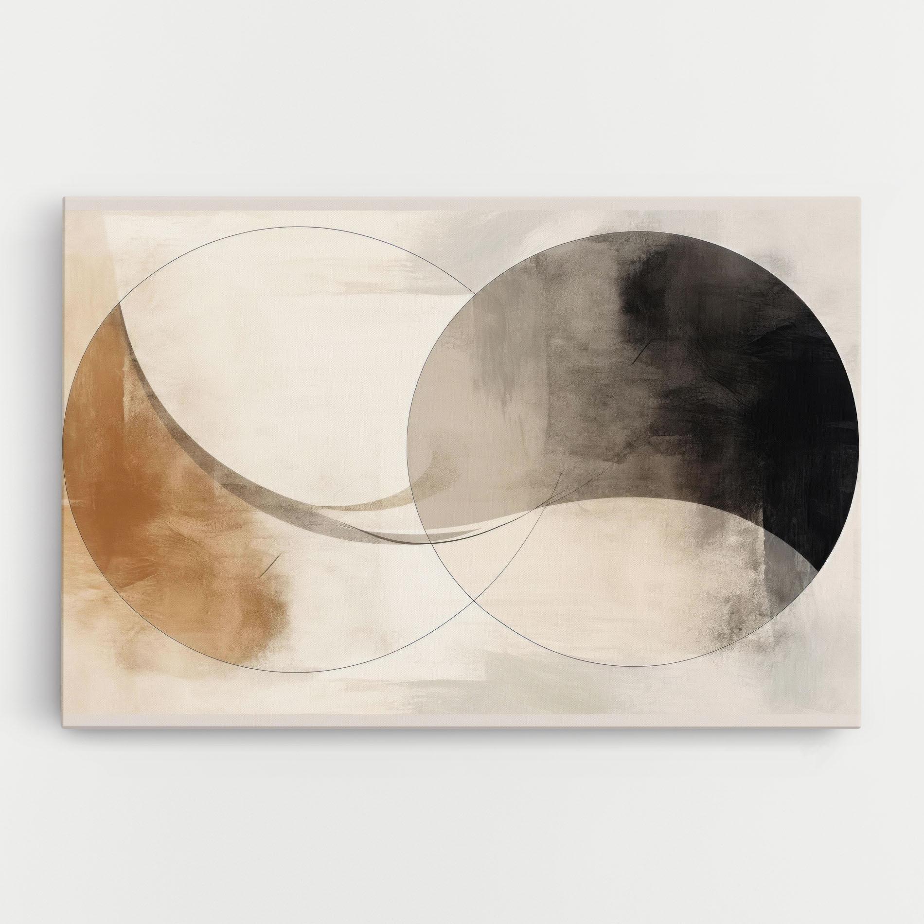 Obraz na Płótnie Abstract Circle Painting mockup 0