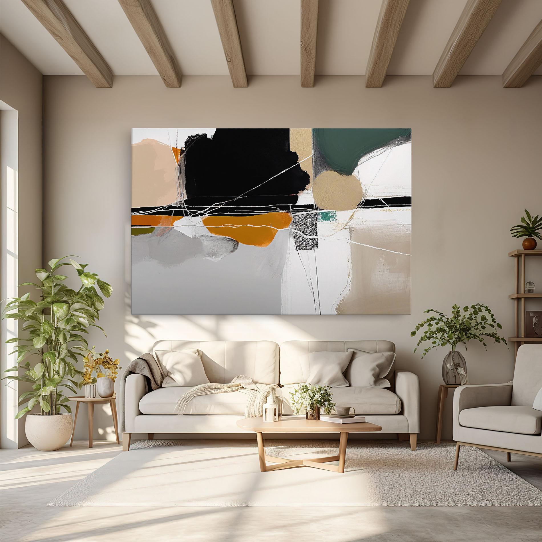 Obraz na Płótnie Abstract Ornament Prints mockup 6