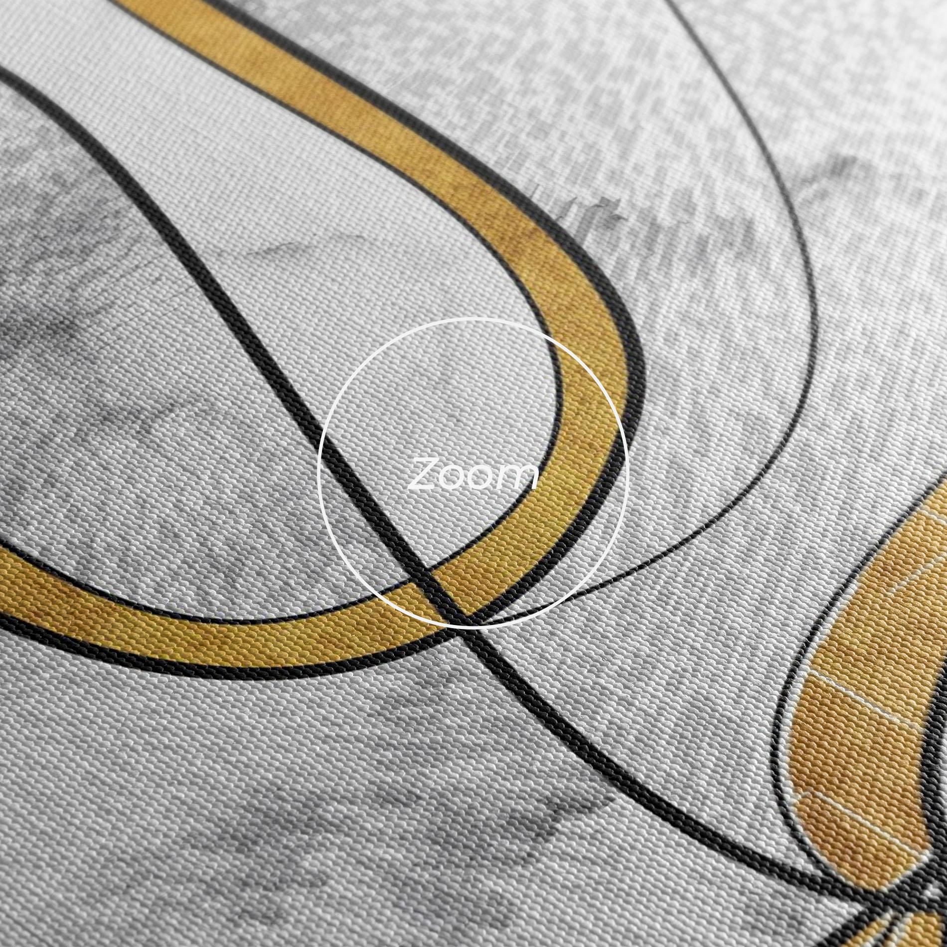 Obraz na Płótnie Abstract Gold Lines mockup 3