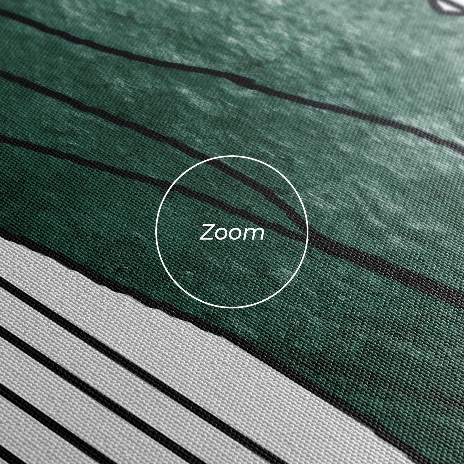 Abstract Green Face mockup 3