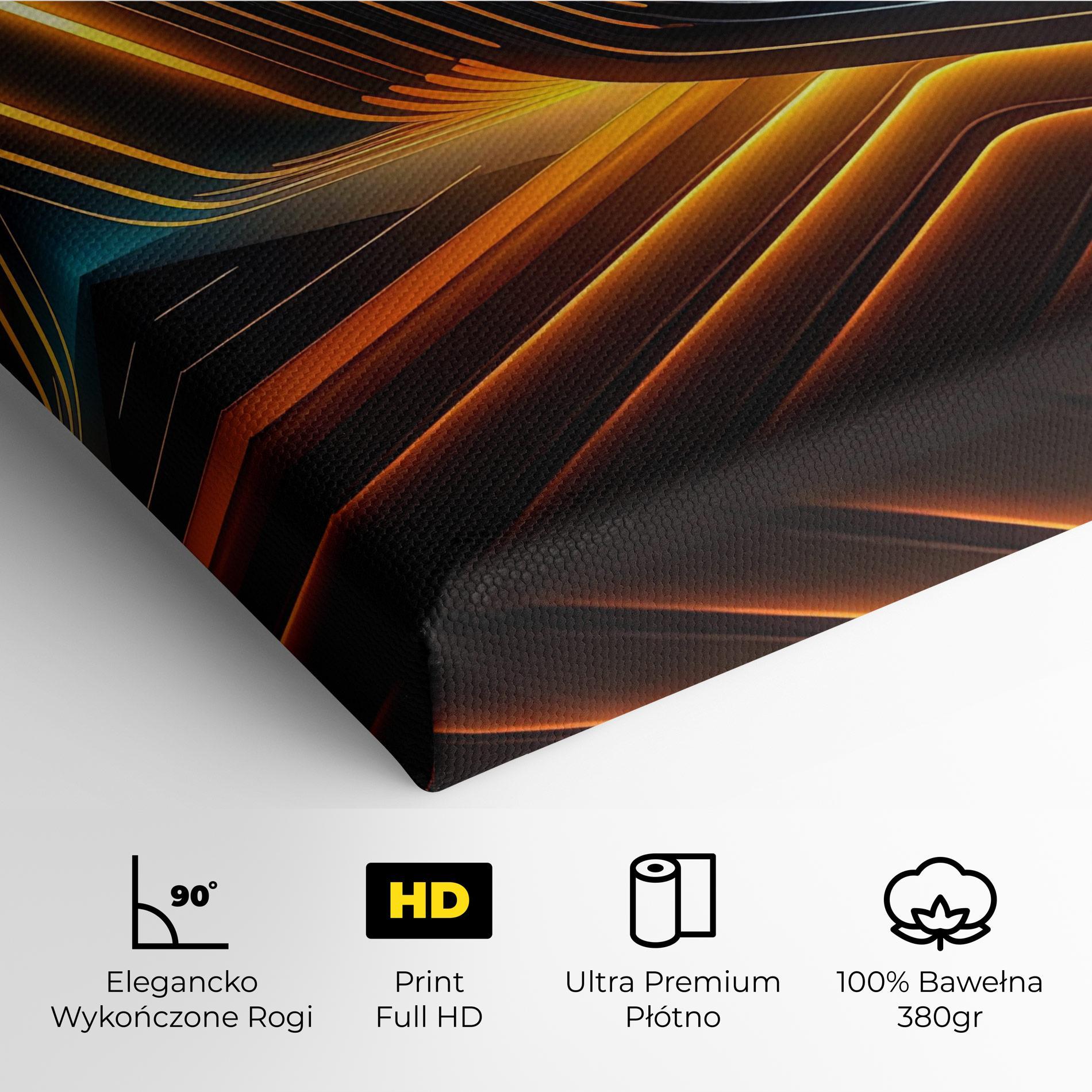 Obraz na Płótnie Futuristic Background mockup 4