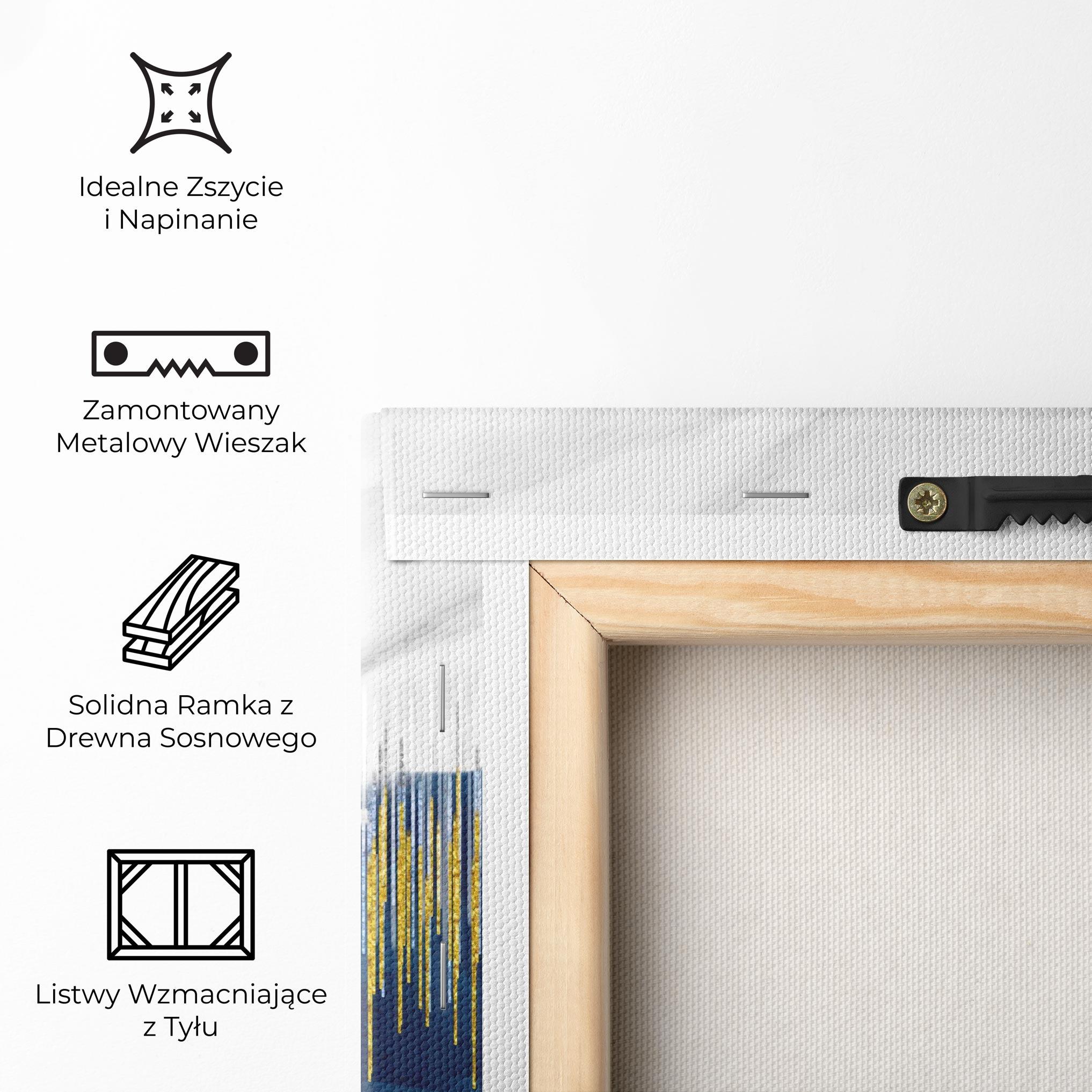 Obraz na Płótnie Abstract Marble Art mockup 5