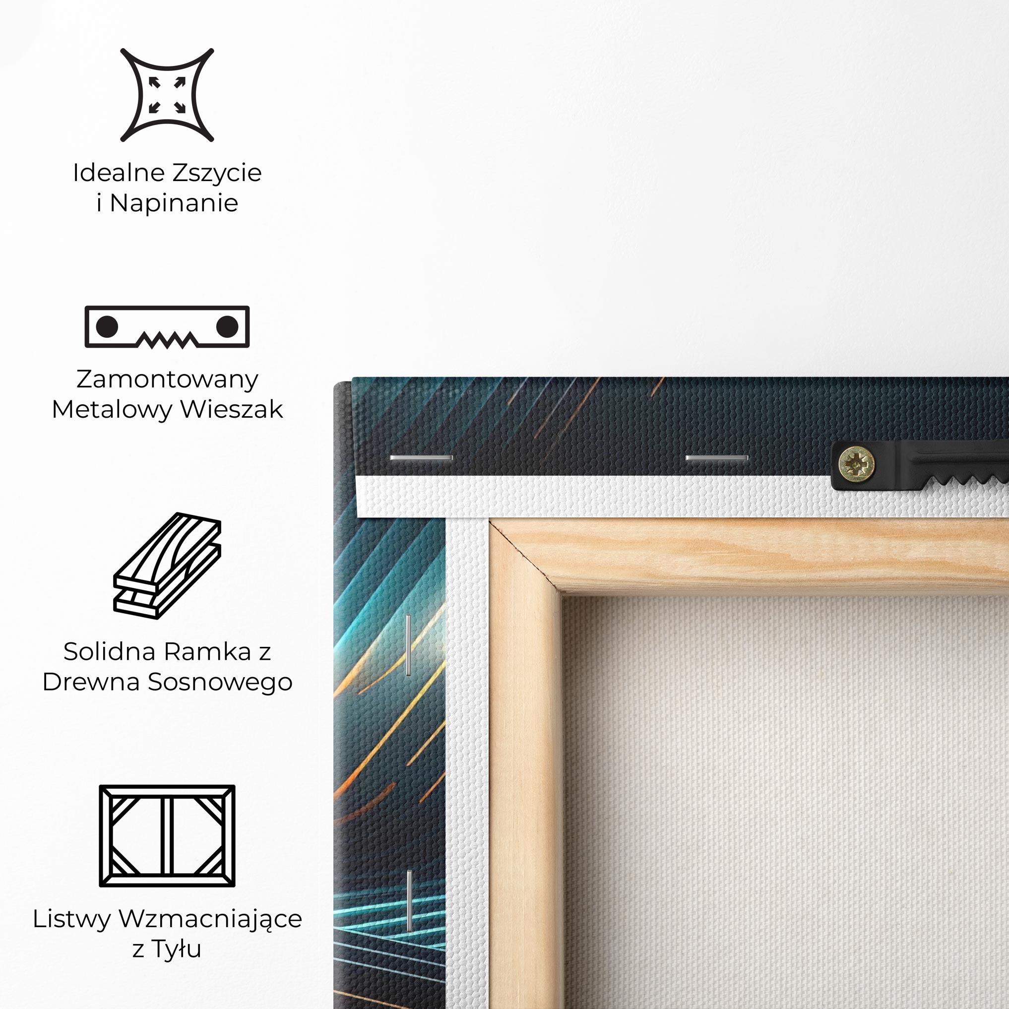 Obraz na Płótnie Futuristic Background mockup 5