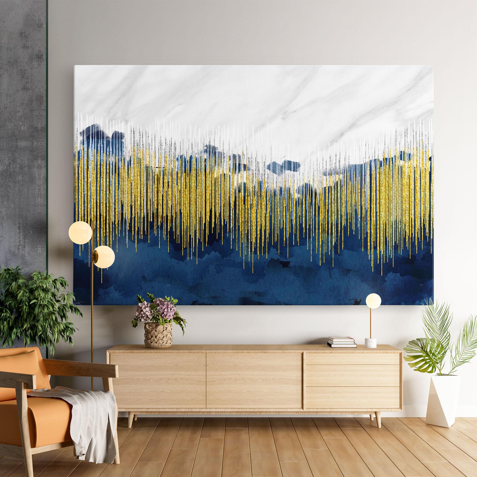 Obraz na Płótnie Abstract Marble Art mockup 9