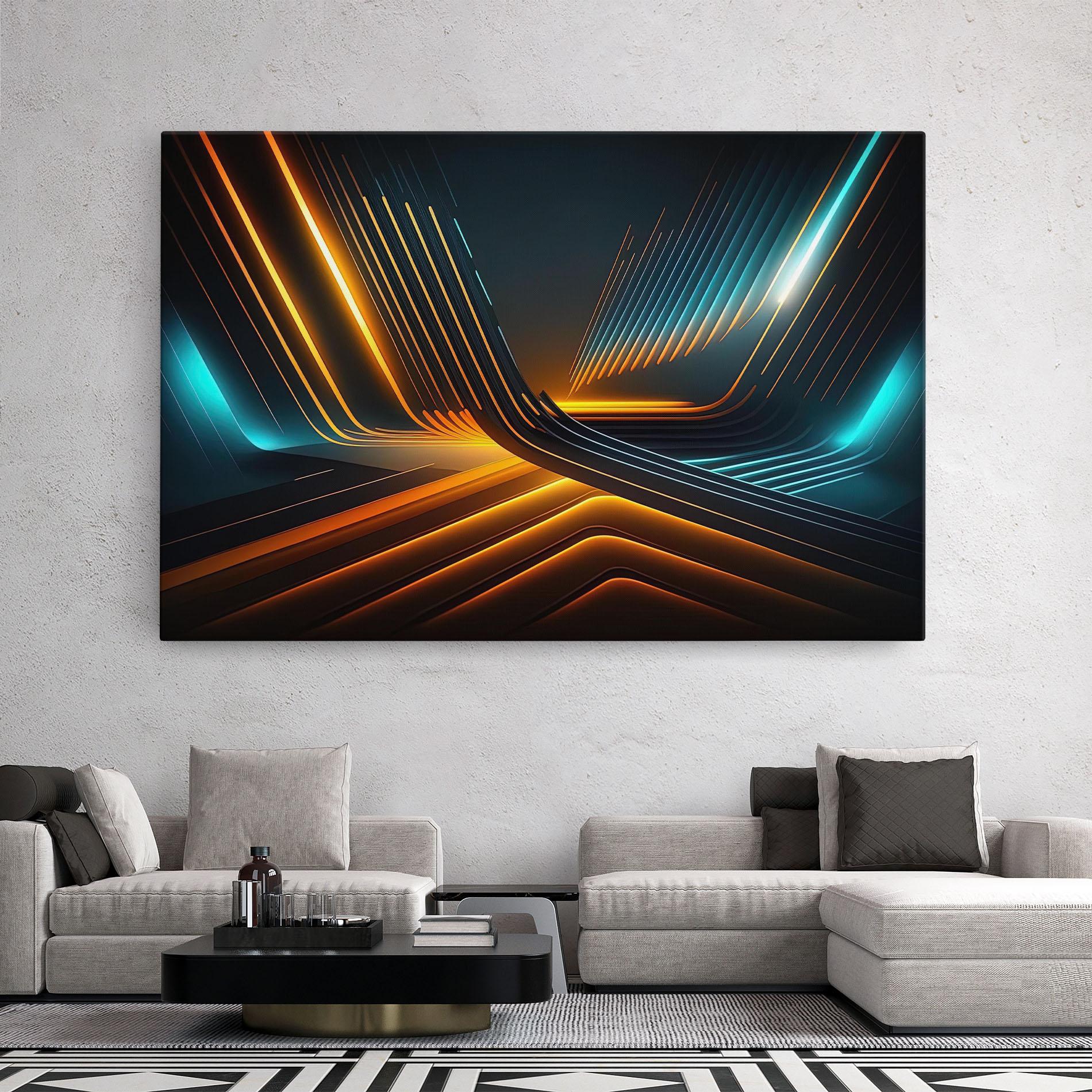 Obraz na Płótnie Futuristic Background mockup 2