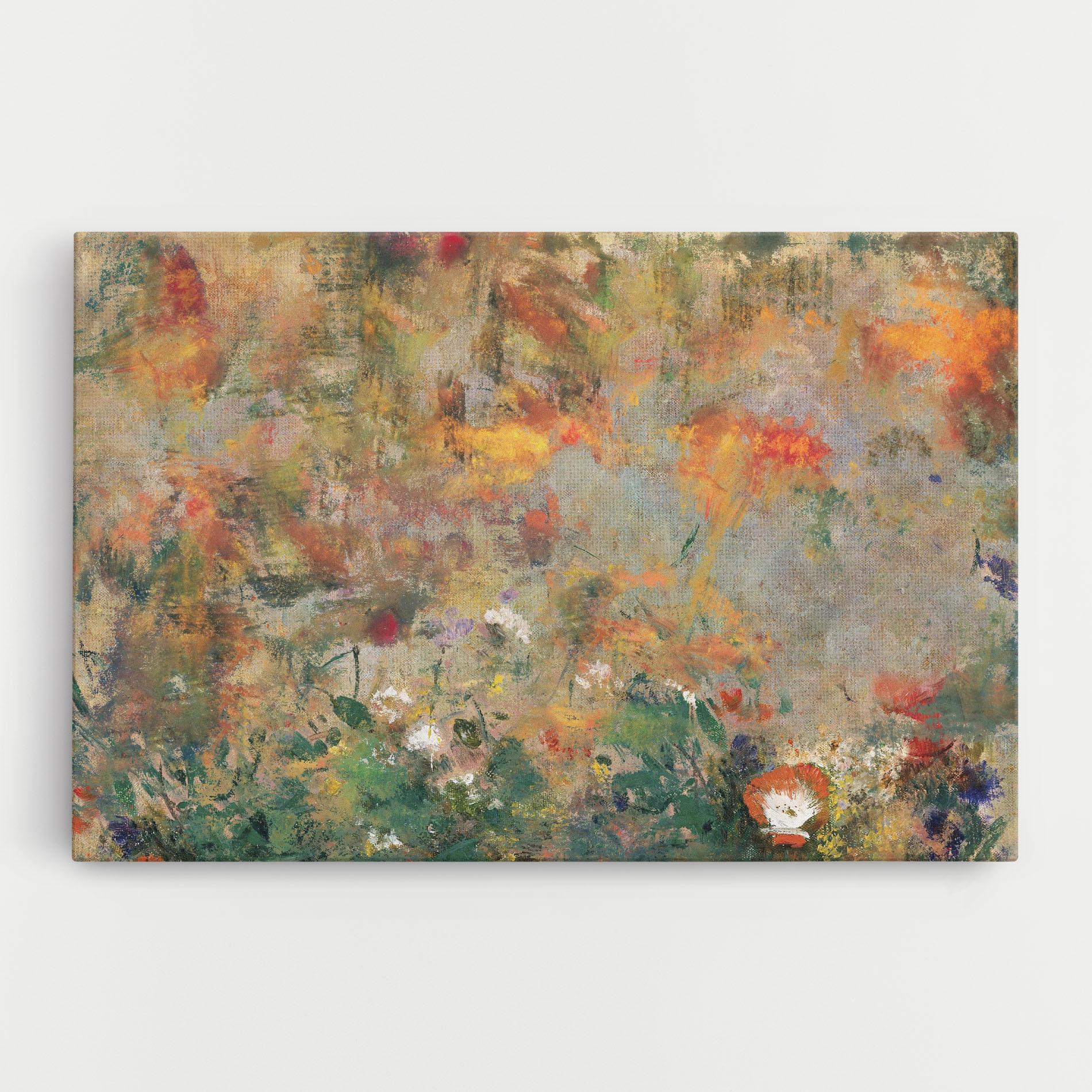 Obraz na Płótnie Abstract Flowers mockup 0