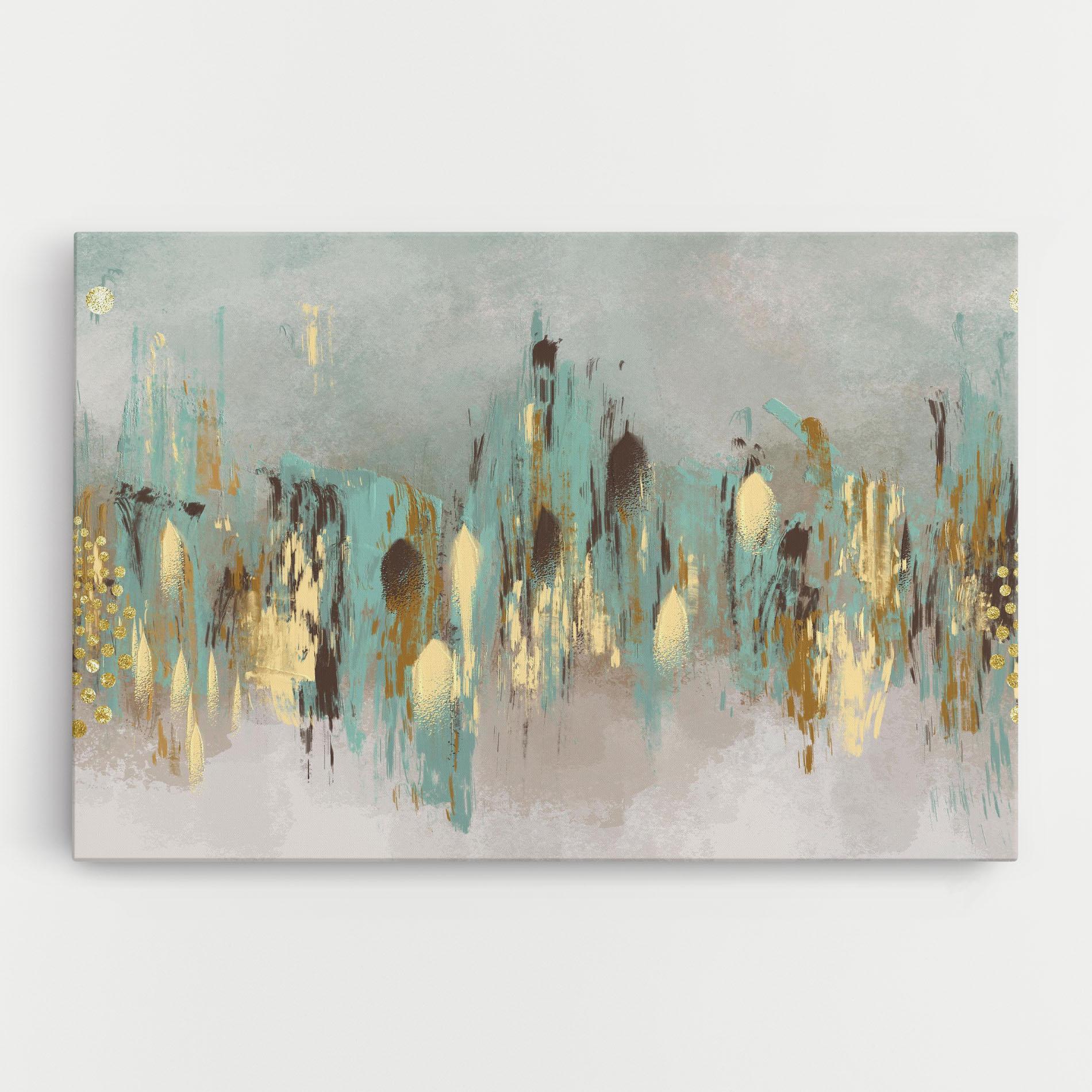 Obraz na Płótnie Gold Spiral Points mockup 0