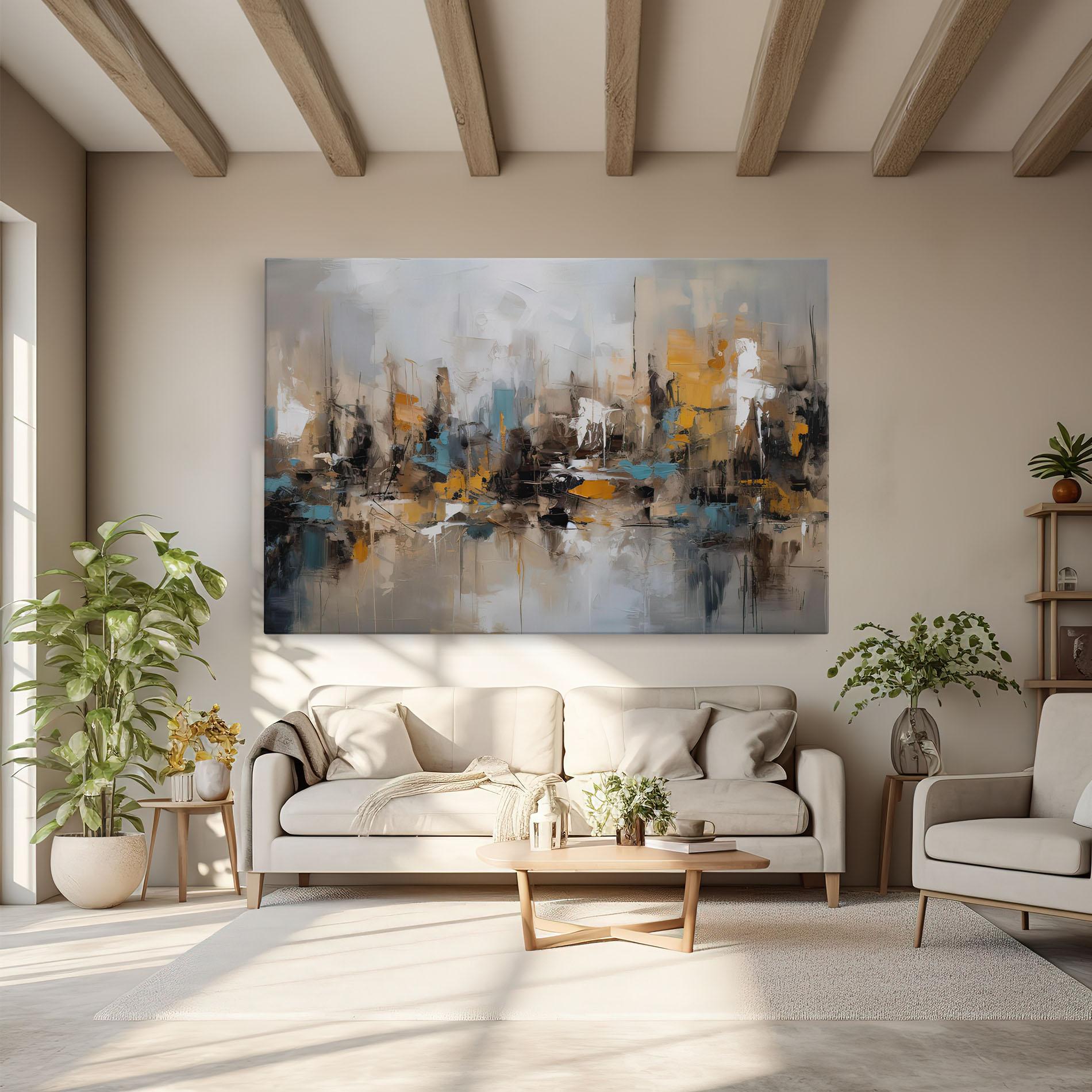 Obraz na Płótnie Abstract Los Angeles mockup 6