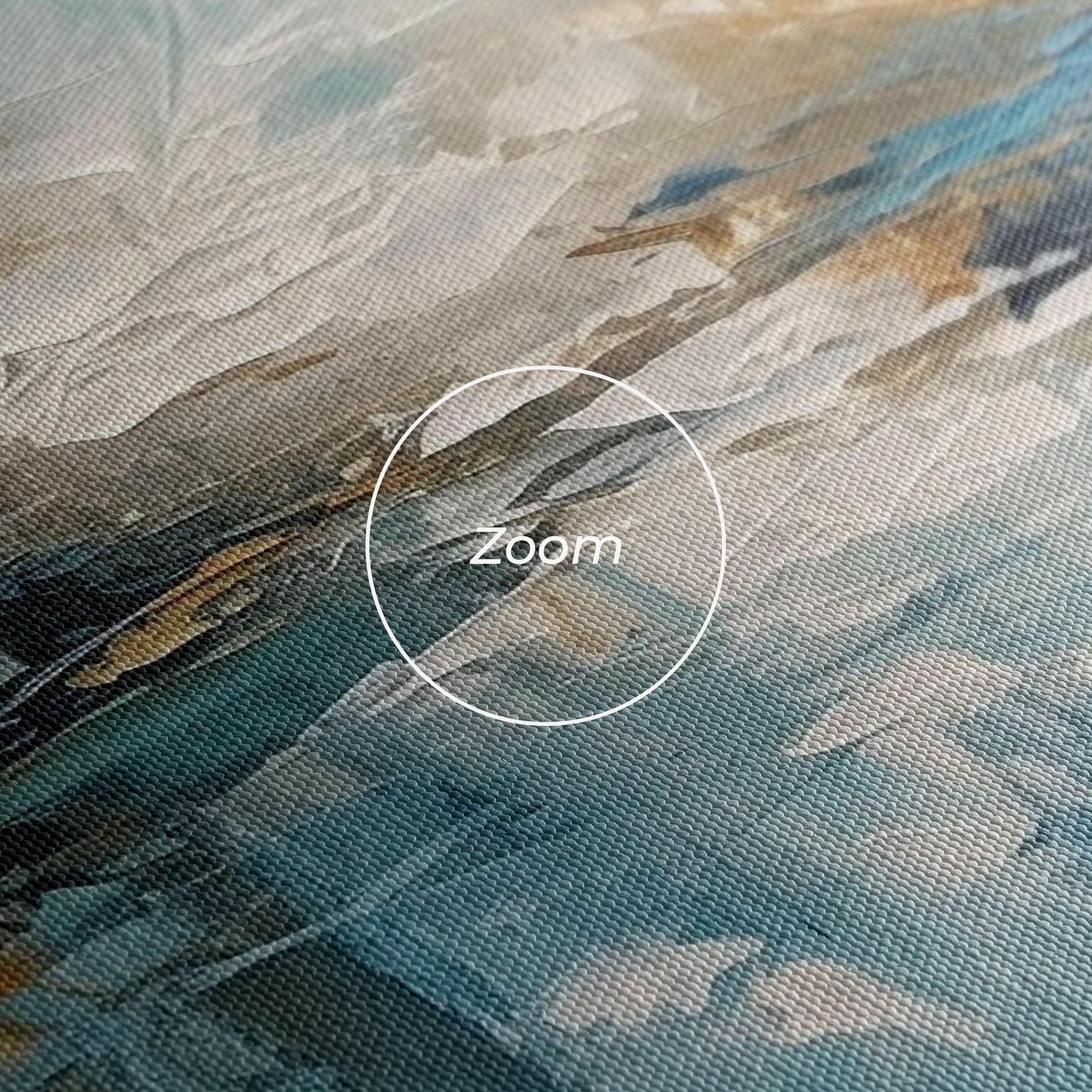 Obraz na Płótnie Abstract Blue Art mockup 3