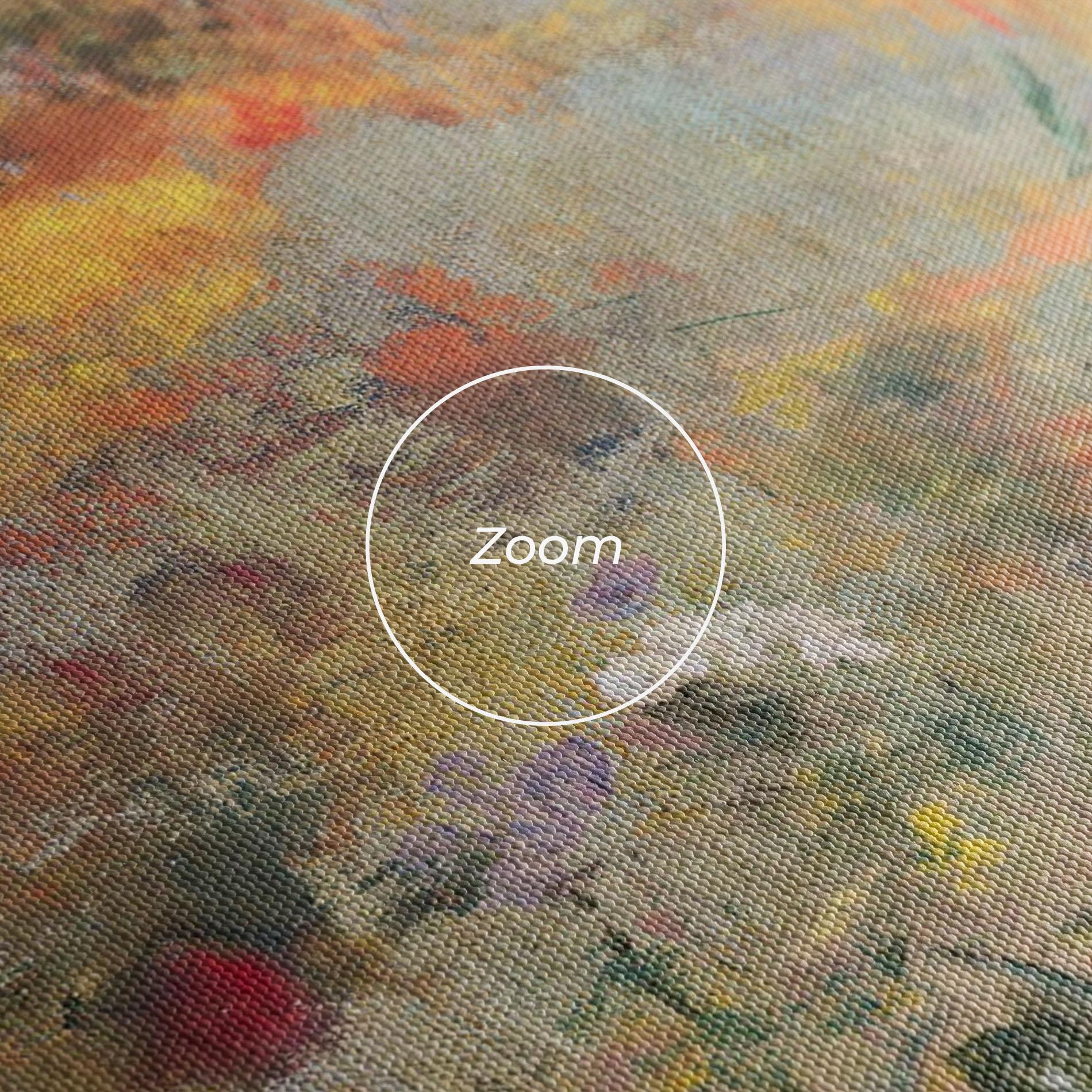 Obraz na Płótnie Abstract Flowers mockup 3