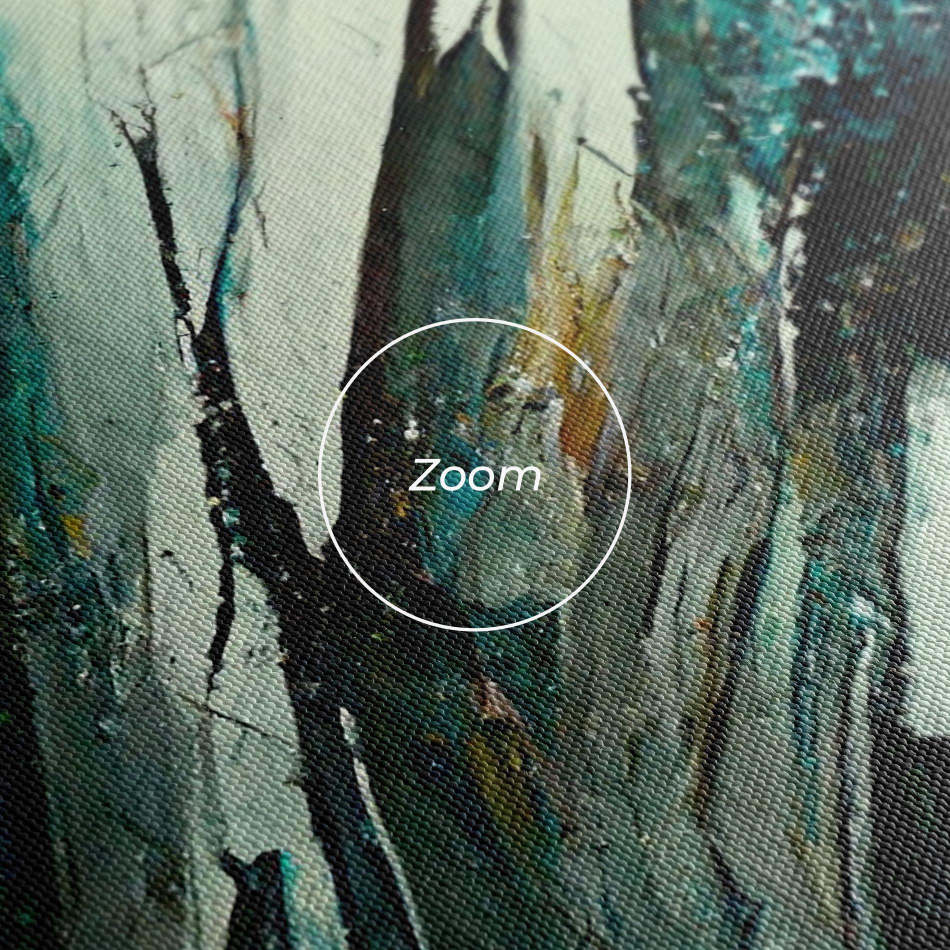 Obraz na Płótnie Abstract Green Artwork mockup 3