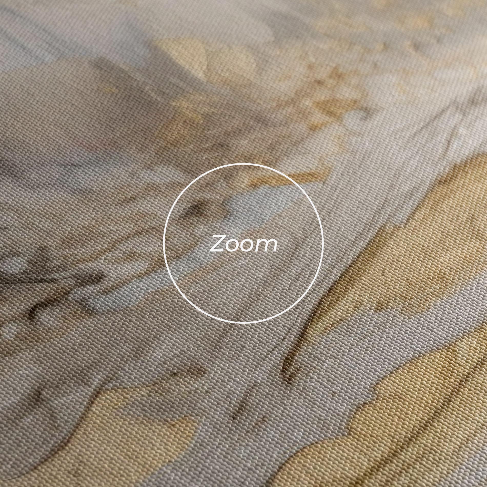 Obraz na Płótnie Abstract White Waves mockup 3