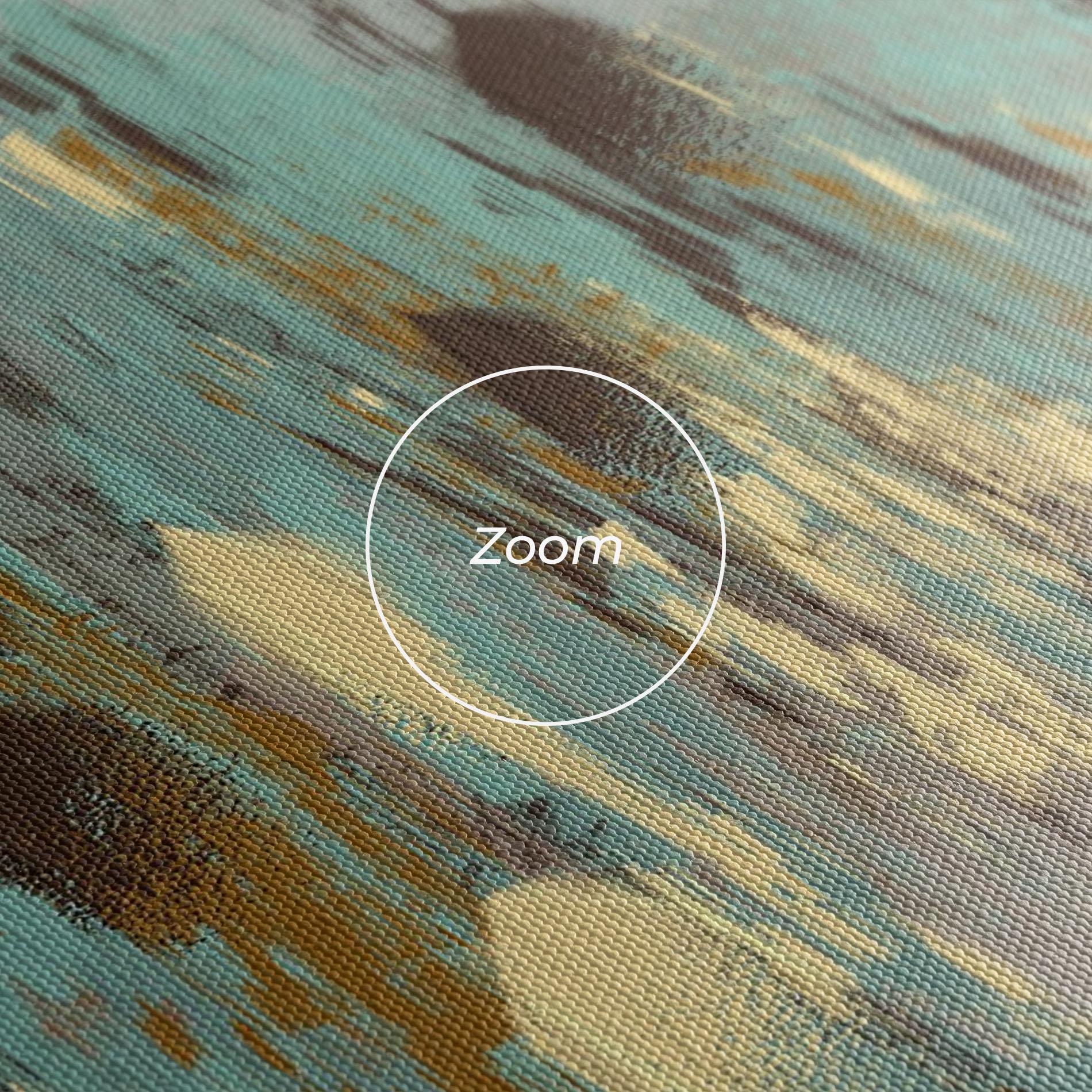 Obraz na Płótnie Gold Spiral Points mockup 3