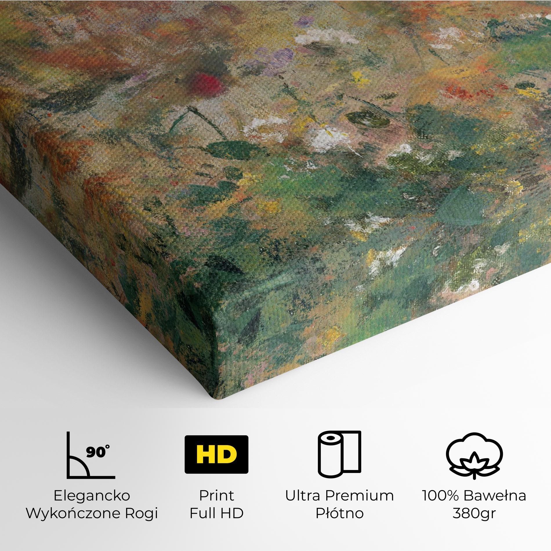 Obraz na Płótnie Abstract Flowers mockup 4