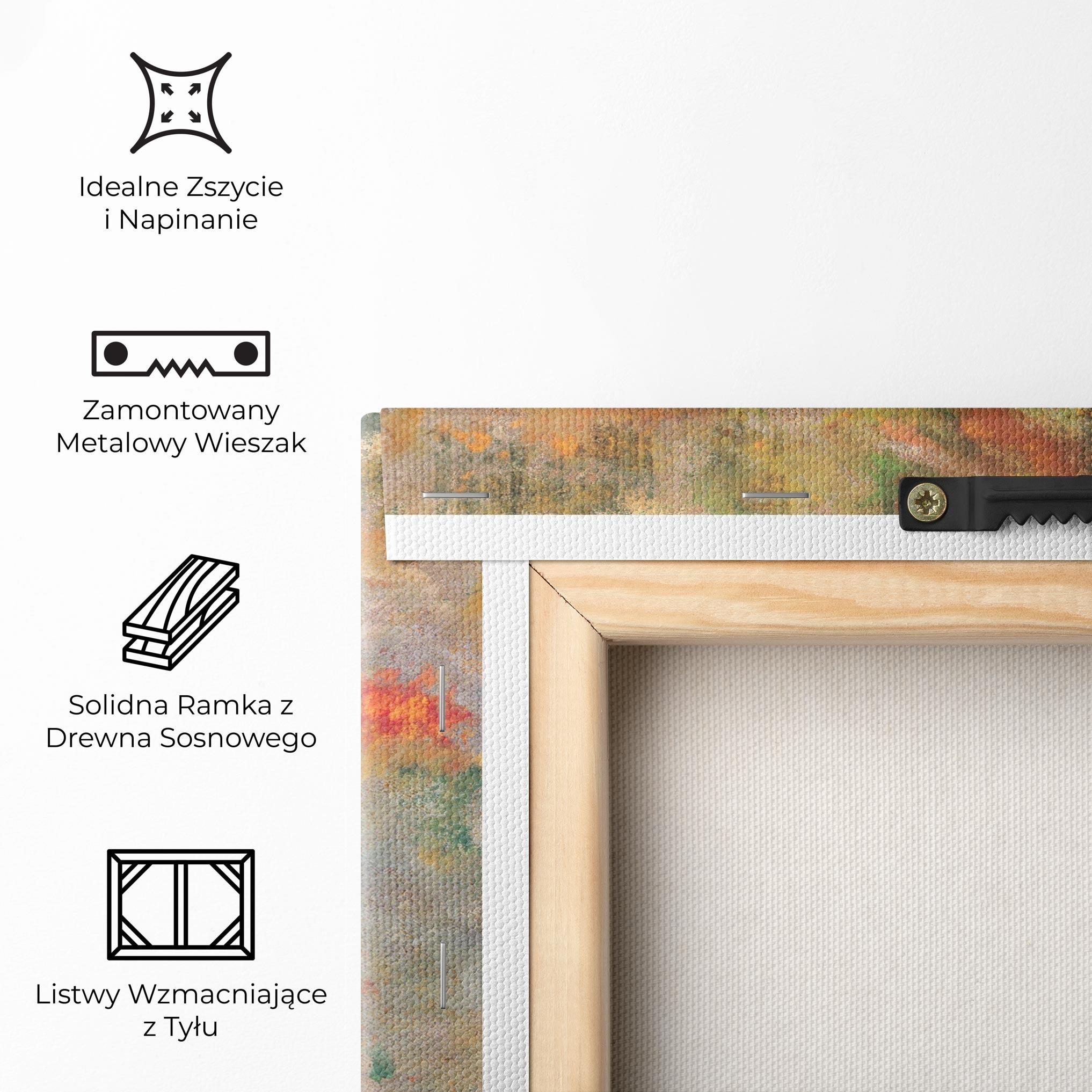 Obraz na Płótnie Abstract Flowers mockup 5