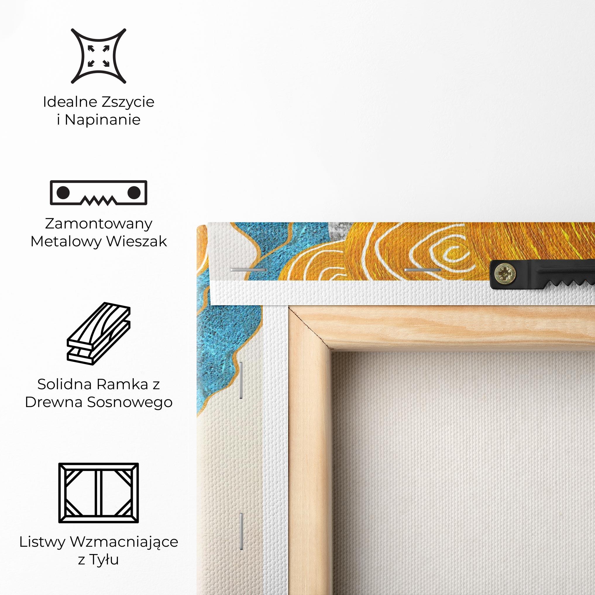 Obraz na Płótnie Abstract Grey Face 1 mockup 5