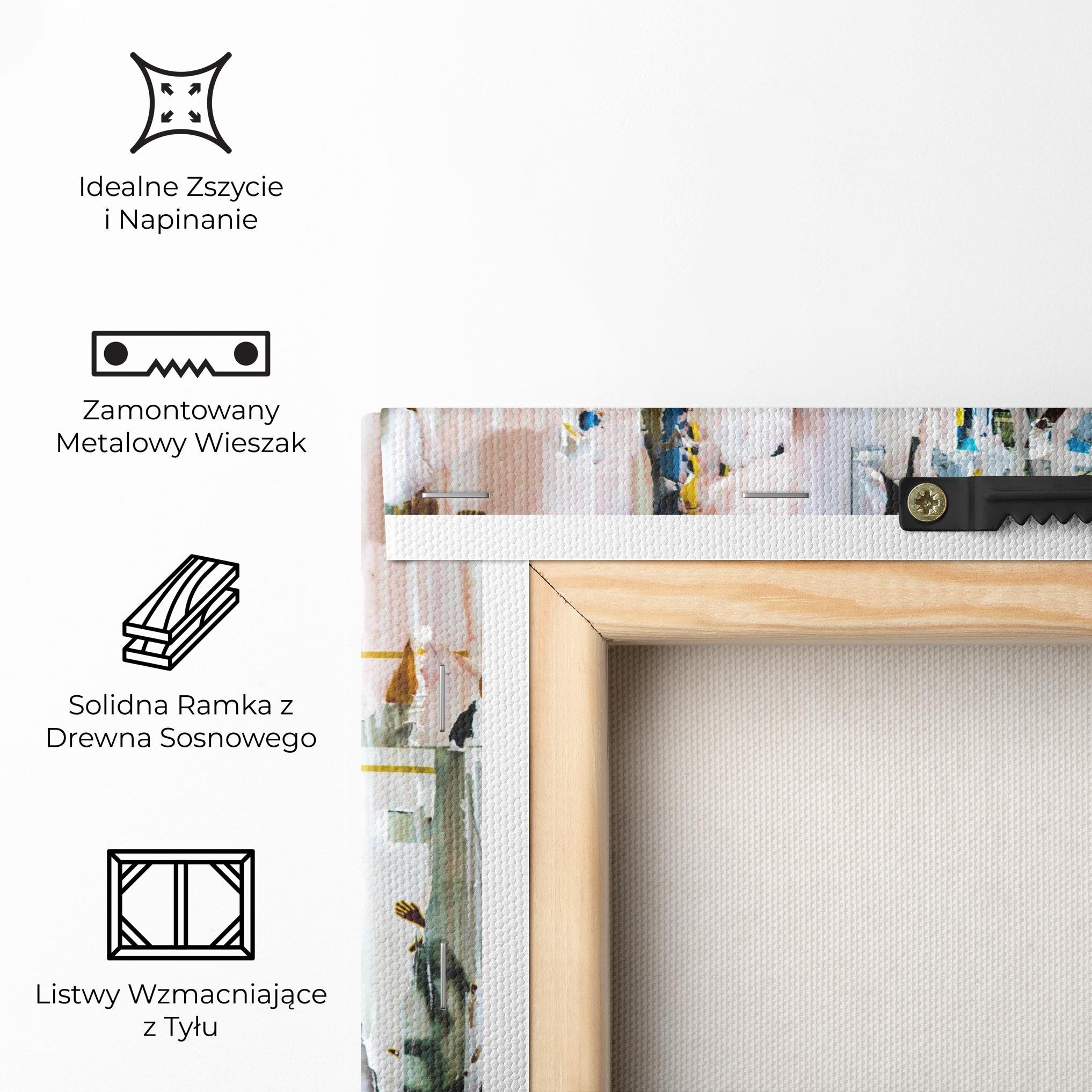 Obraz na Płótnie Abstract Torn Paper mockup 5