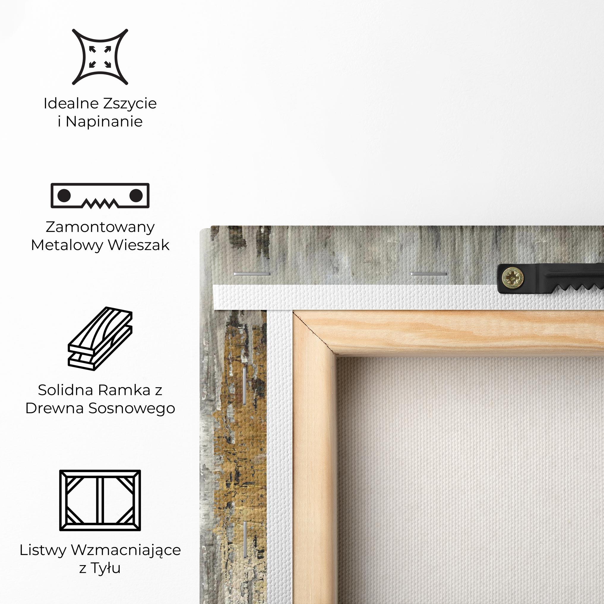 Obraz na Płótnie Acrylic Silver Paint mockup 5