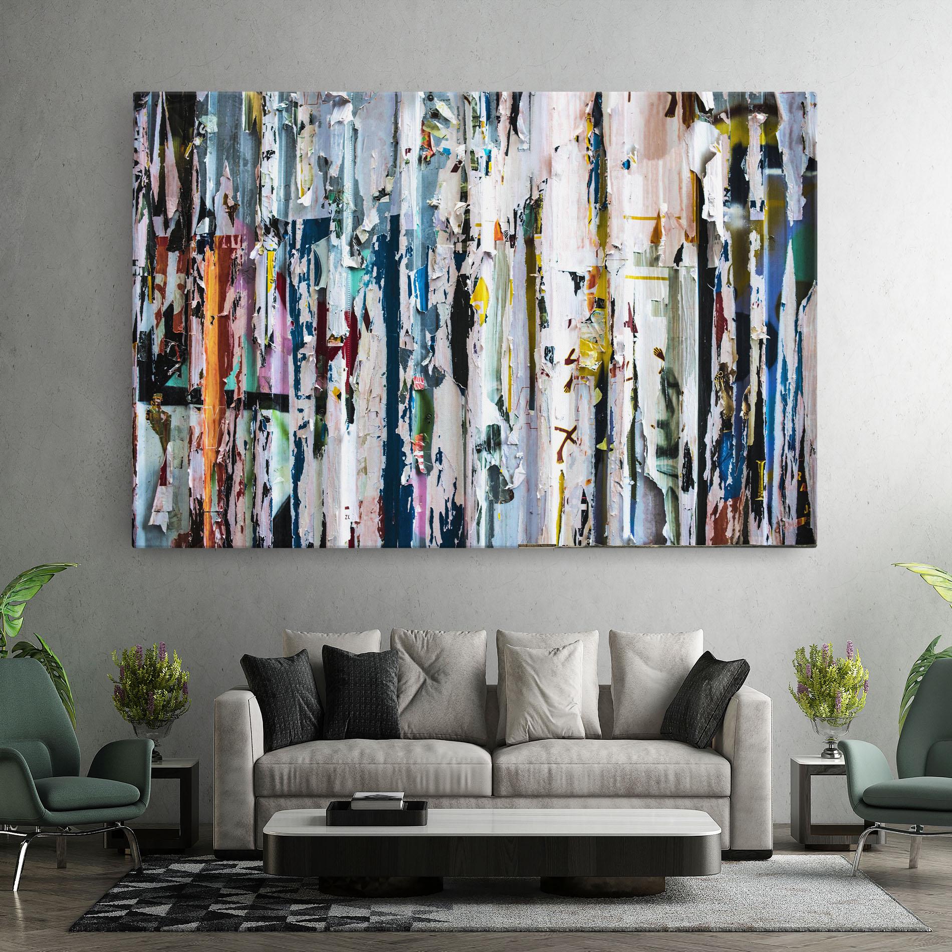 Obraz na Płótnie Abstract Torn Paper mockup 7