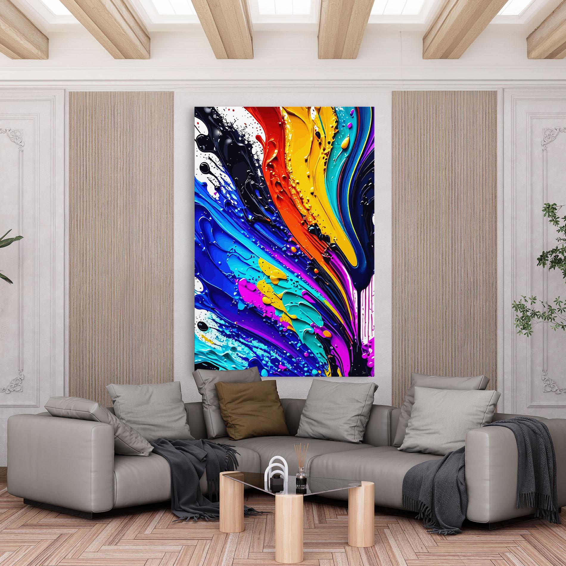 Obraz na Płótnie Beautiful Splash mockup 6